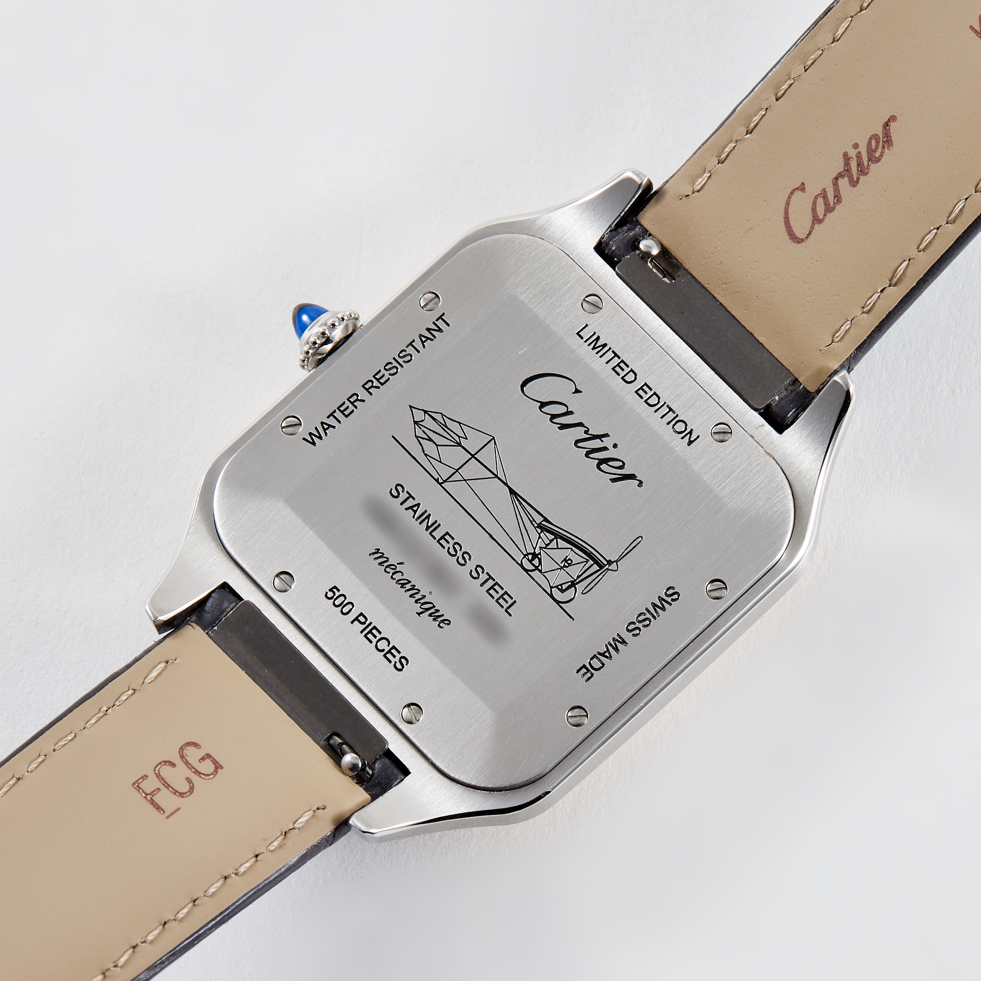 Santos-Dumont Rose Gold & Stainless Steel Rose Dial 33mm Product Image 7