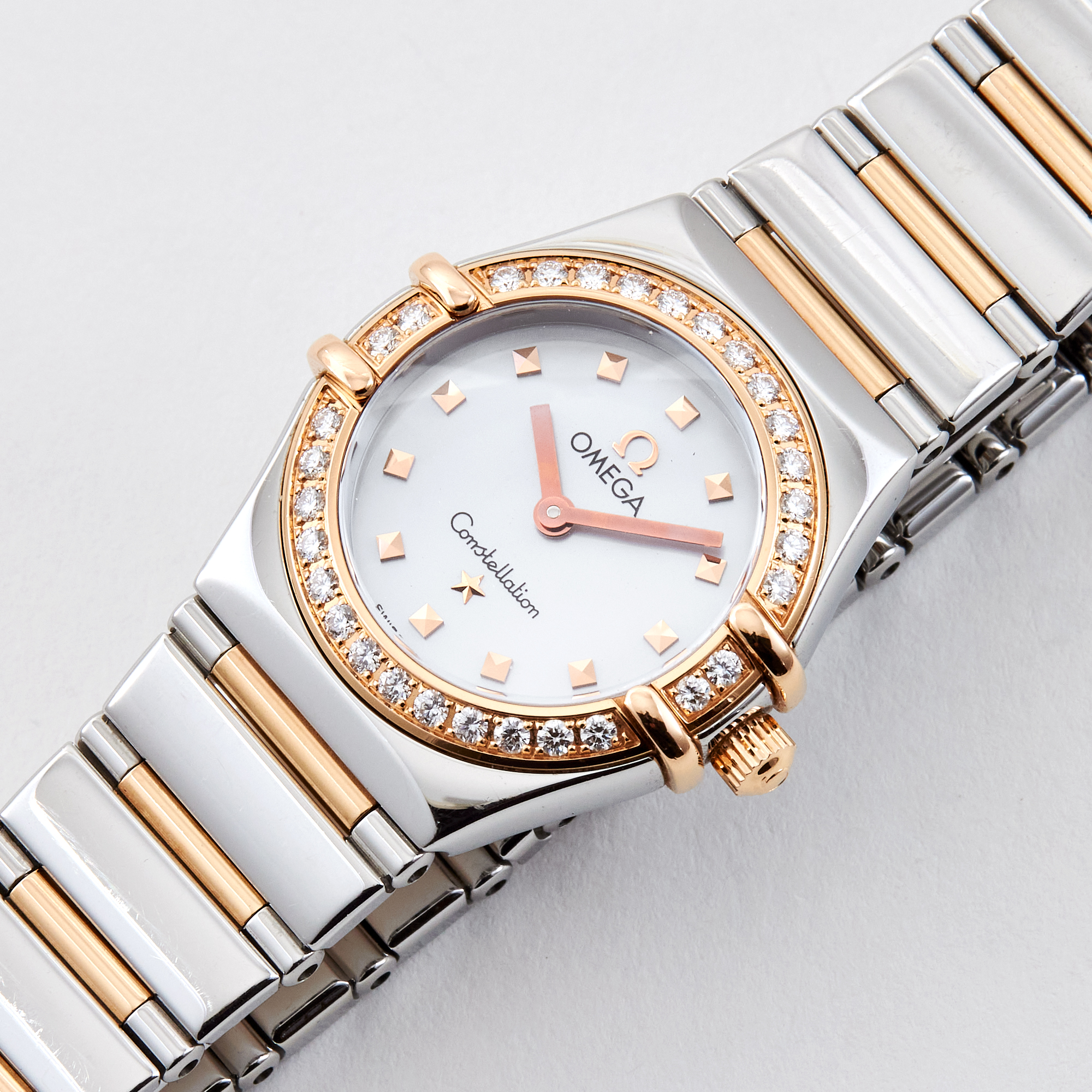 Constellation My Choice Rose Gold & Steel Diamond Blue Dial 22mm Product Image 1