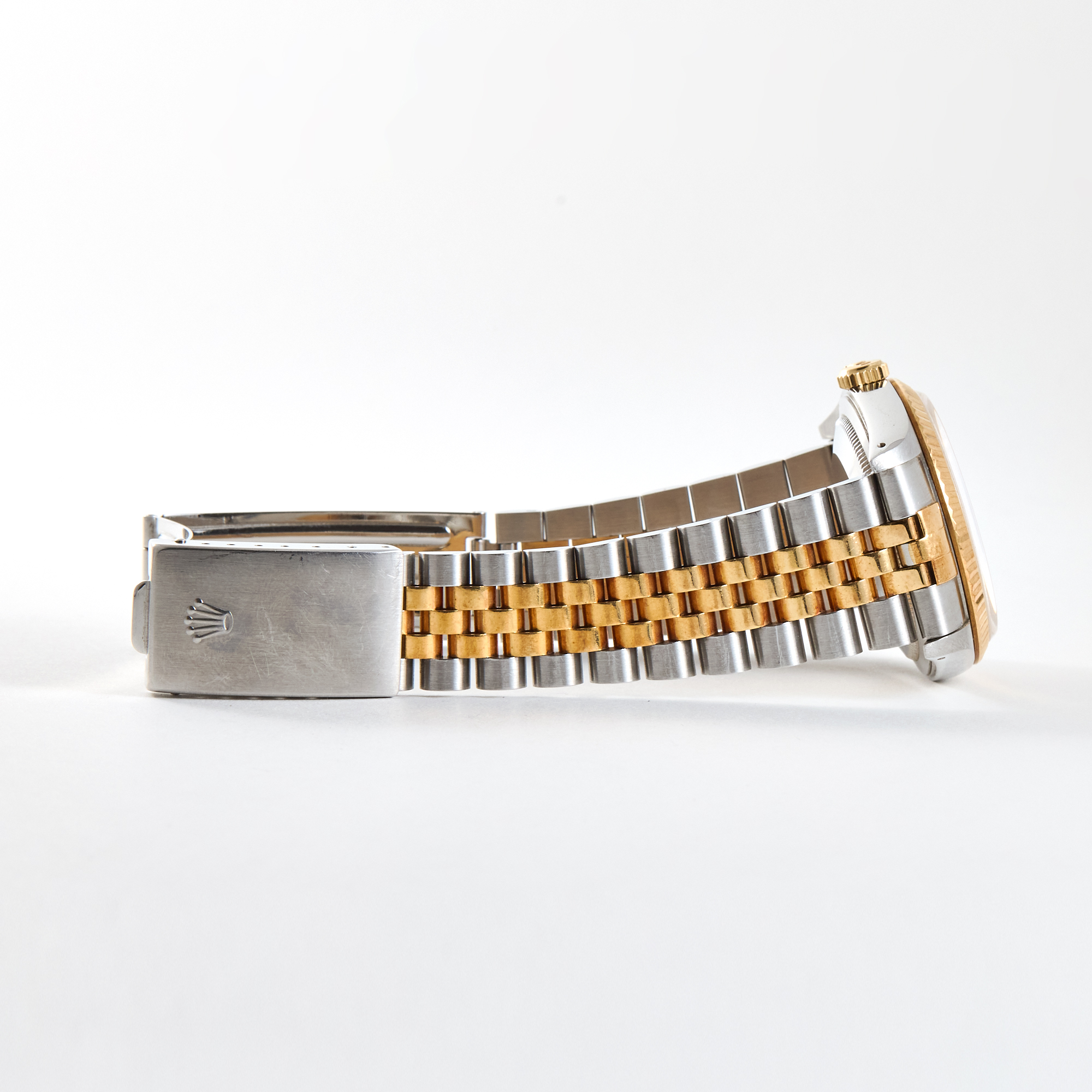 Vintage Datejust Yellow Gold & Steel Jubilee Champagne Dial 36mm Product Image 8