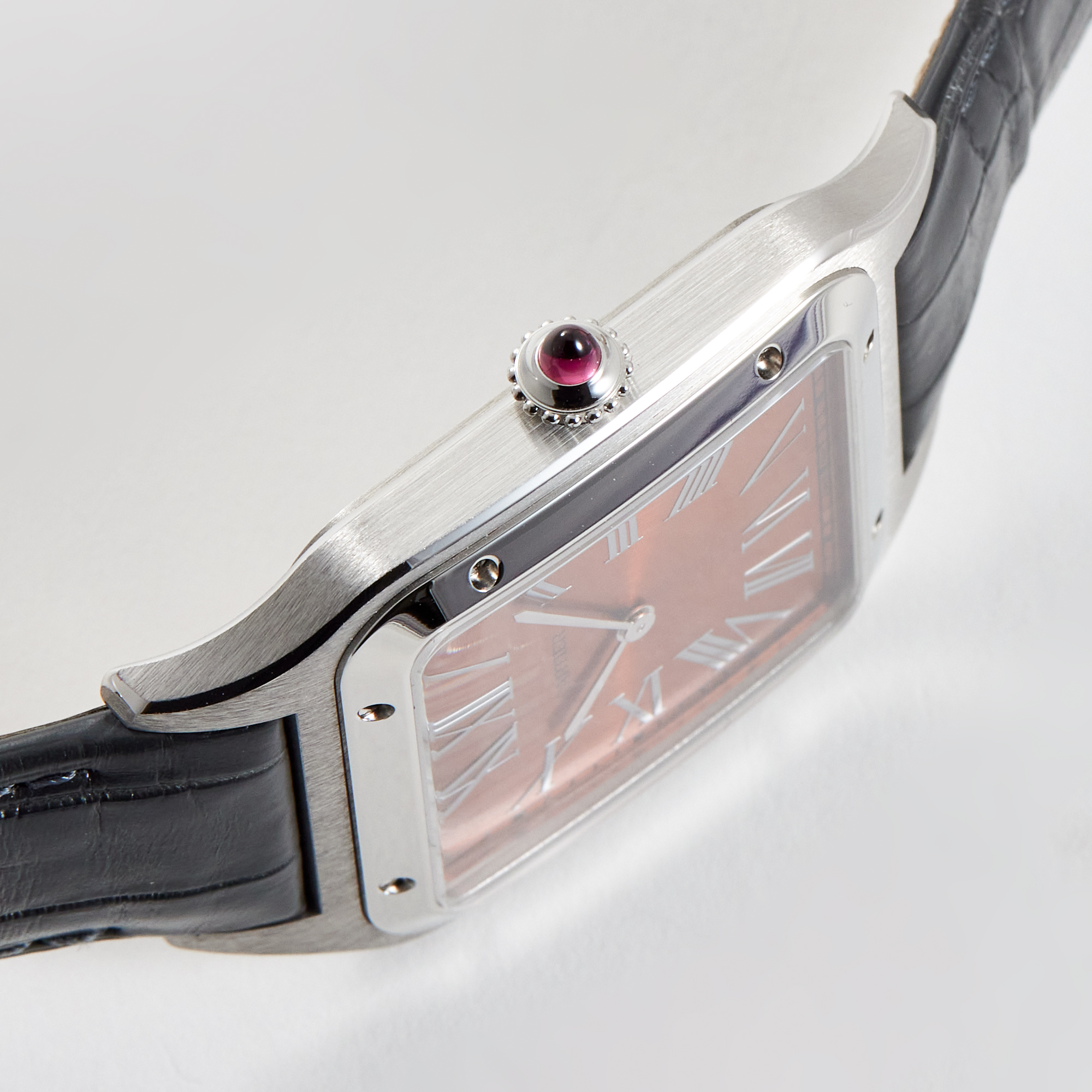 Santos-Dumont Platinum Brown Dial 34mm Product Image 4