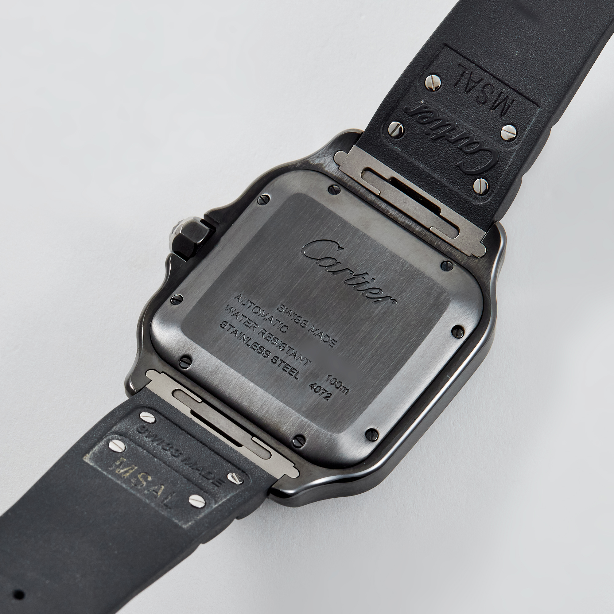 Santos de Cartier Steel Black Dial 39mm Product Image 6