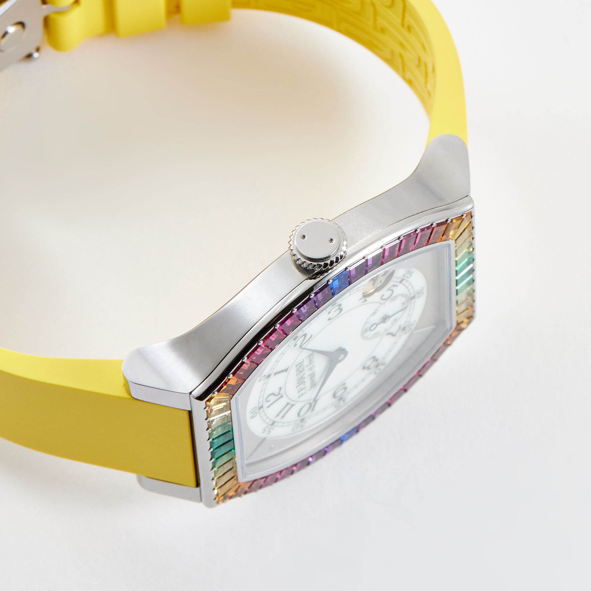 Élégante "Gino's Dream" Titanium Rainbow White Dial 48mm Product Image 4