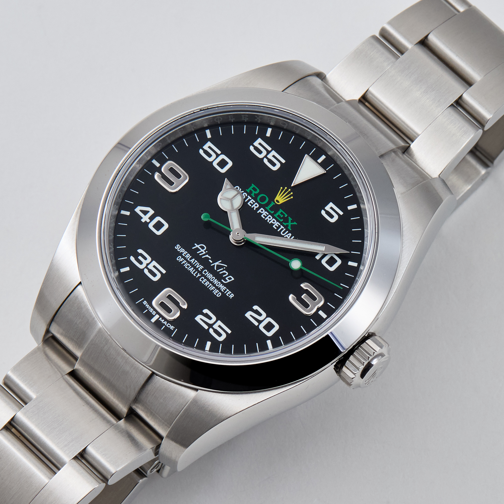 Air-King Steel Black Dial 40mm Product Image 1