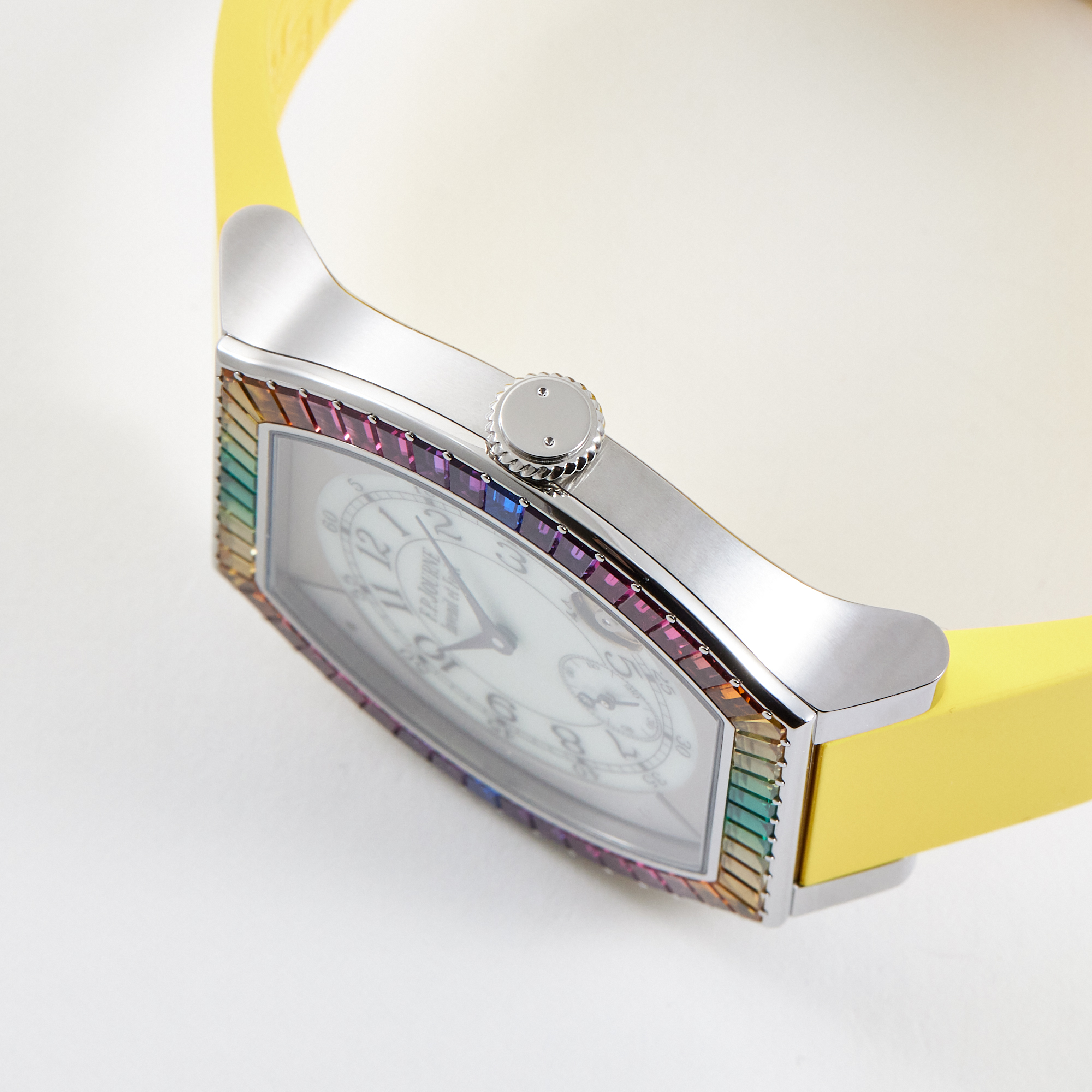 Élégante "Gino's Dream" Titanium Rainbow White Dial 48mm Product Image 3