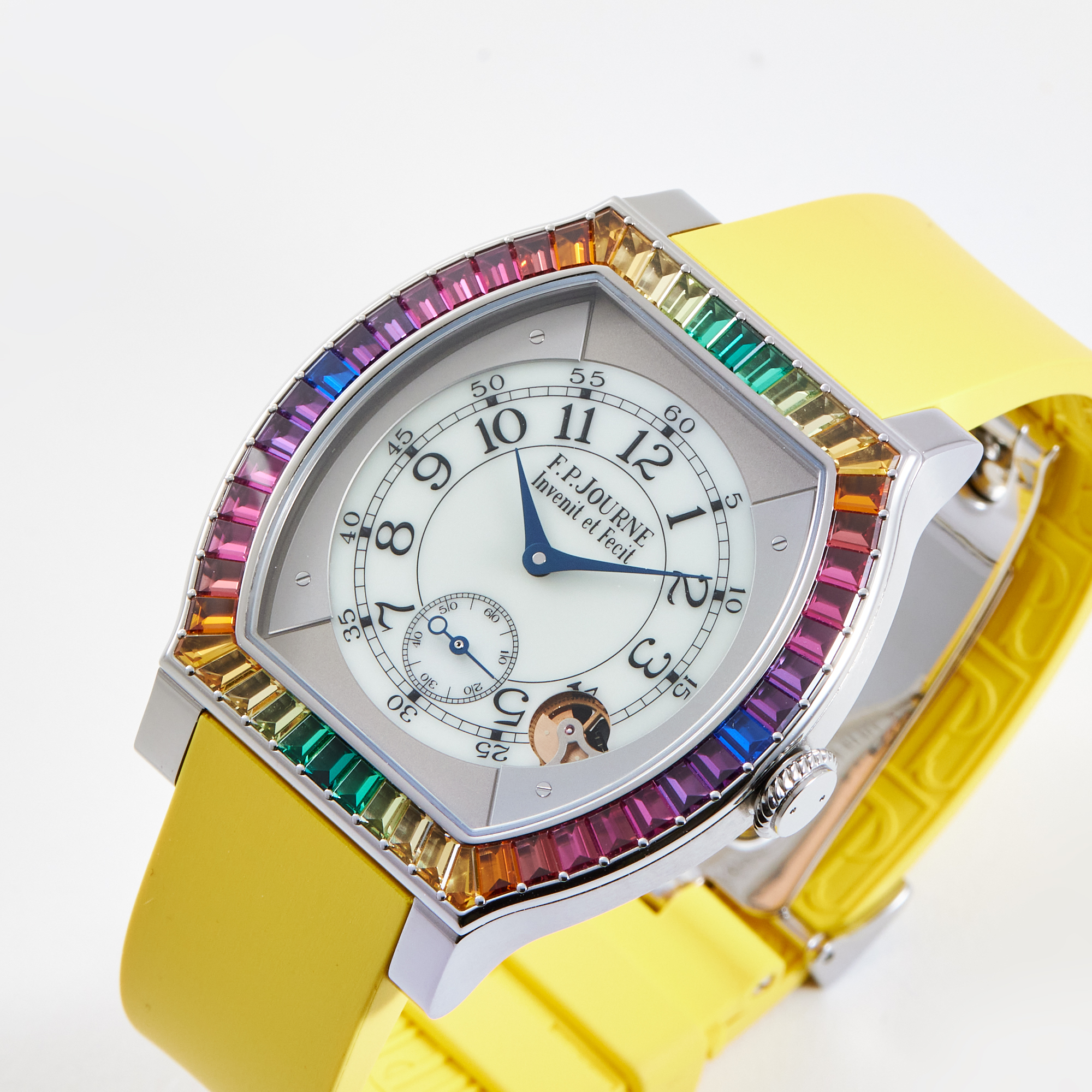 Élégante "Gino's Dream" Titanium Rainbow White Dial 48mm Product Image 1