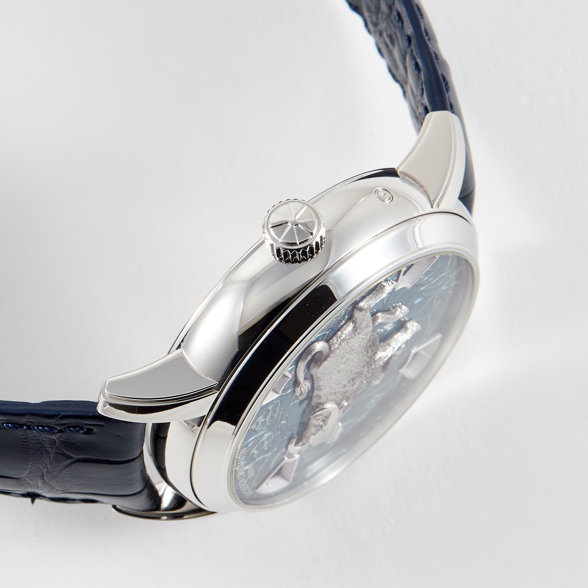 Métiers d'Art "Year of the Ox" Platinum Blue Dial 40mm Product Image 4