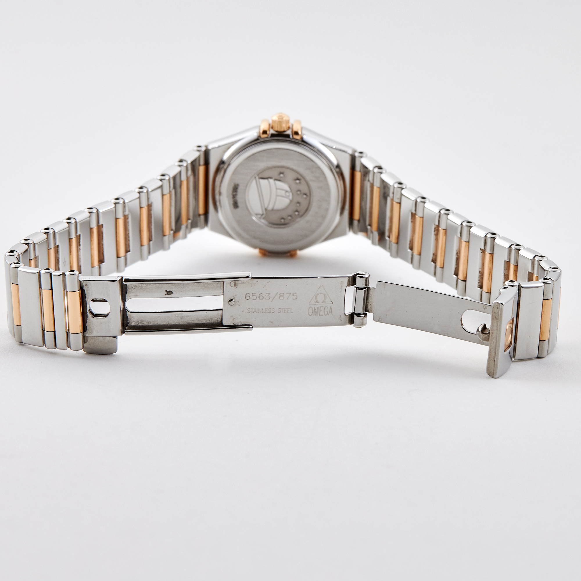 Constellation My Choice Rose Gold & Steel Diamond Blue Dial 22mm Product Image 8