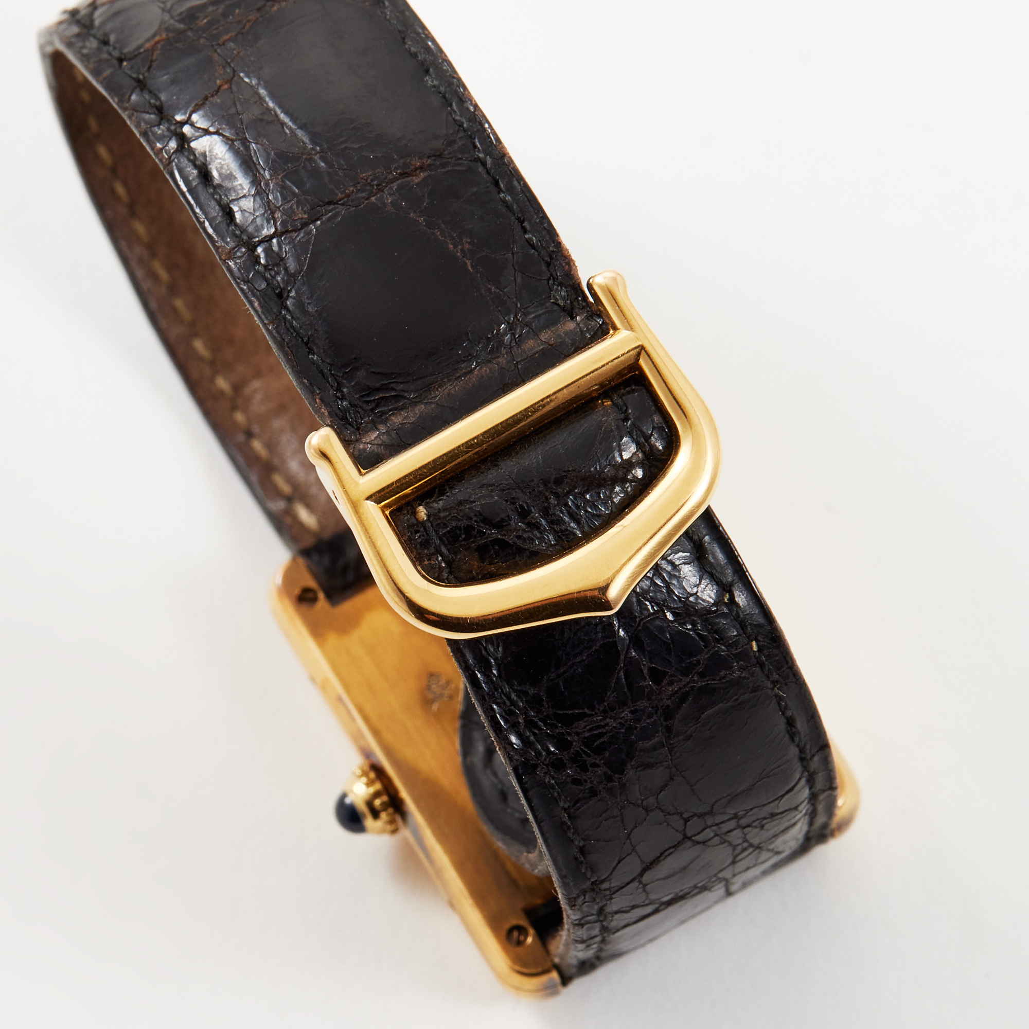 Tank Vermeil Gold Plated Black Dial 20mm Product Image 8