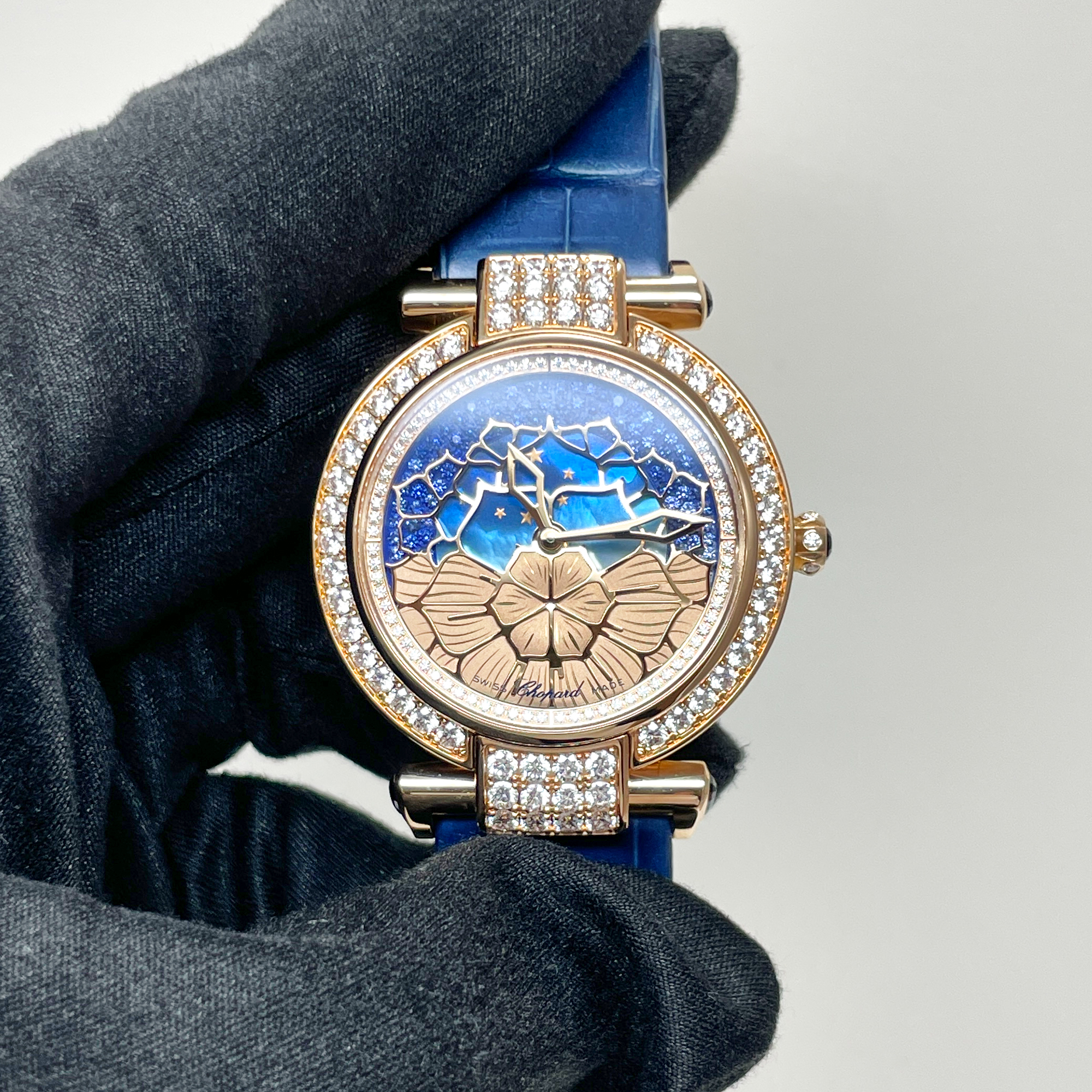 Imperiale Day & Night Rose Gold Diamond Blue Dial 36mm Product Image 1