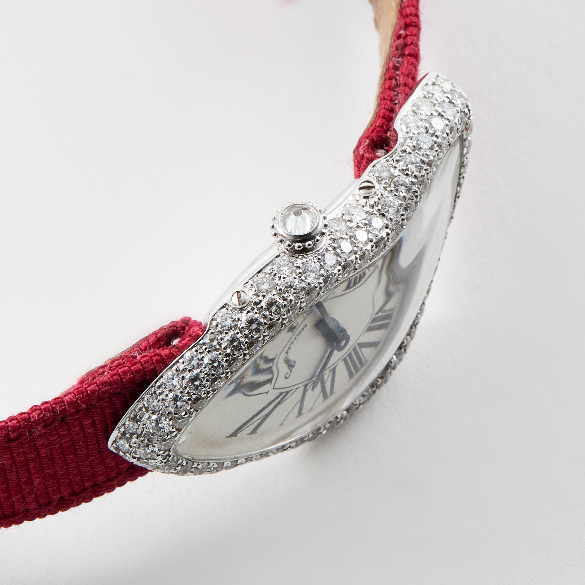 Crash de Cartier White Gold Diamond White Dial 25mm Product Image 4