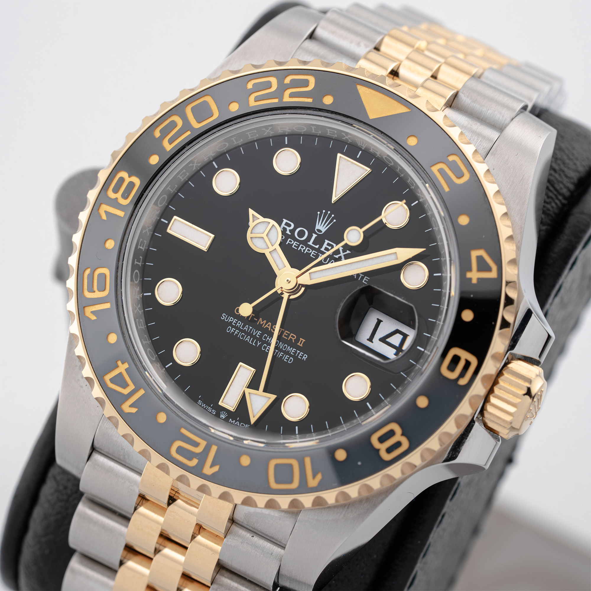 GMT-Master II Yellow Gold & Steel Jubilee Black Dial 40mm Product Image 1