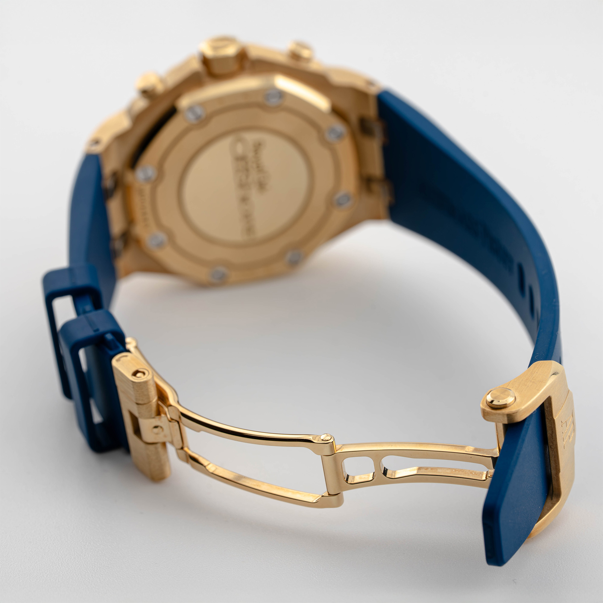 Royal Oak Offshore Lady Chronograph Yellow Gold Gem-Set Blue Dial 37mm Product Image 9