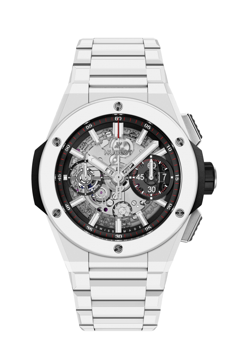 Hublot Big Bang Integral White Ceramic Skeleton Dial 42mm