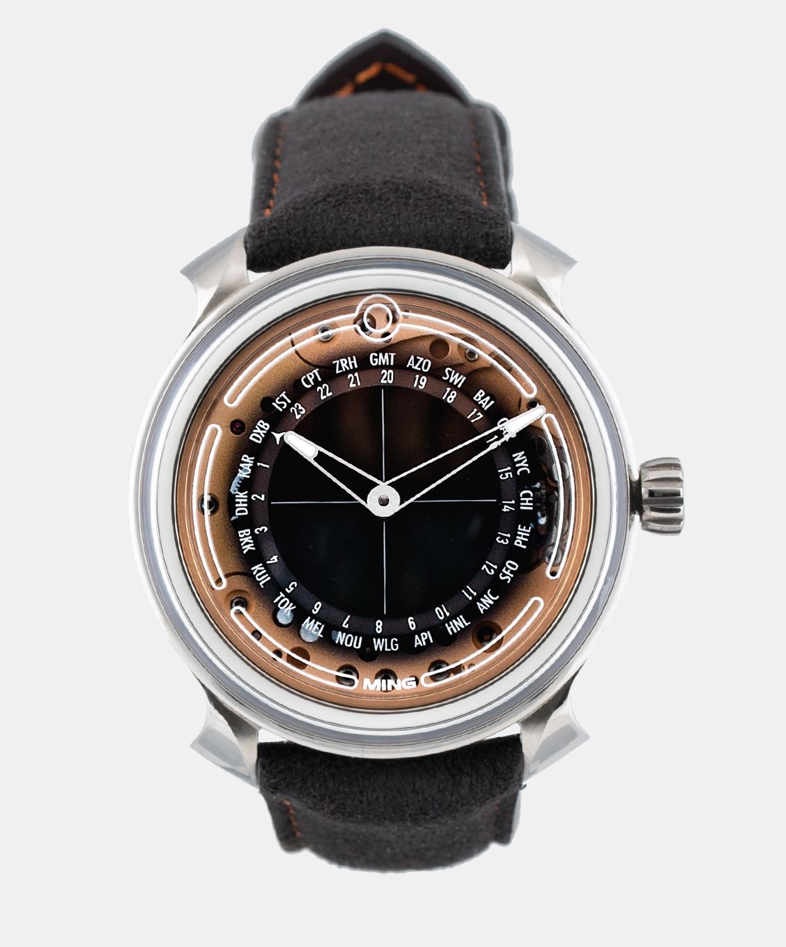 19.02 Worldtimer Titanium Black Dial 39mm Product Image