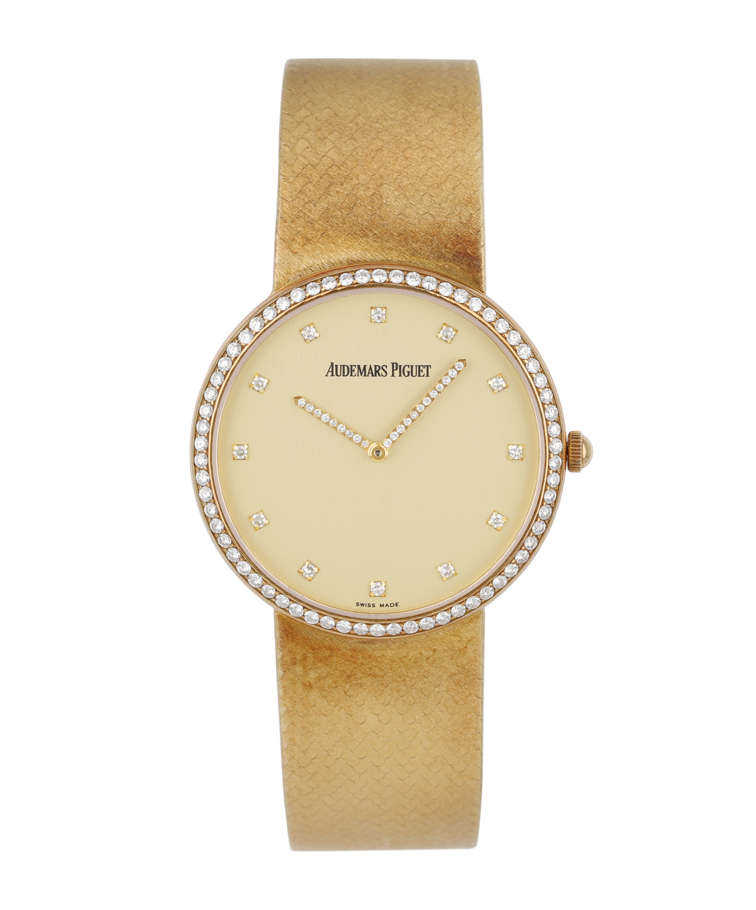 Vintage Yellow Gold Diamond Dial 33mm Product Image