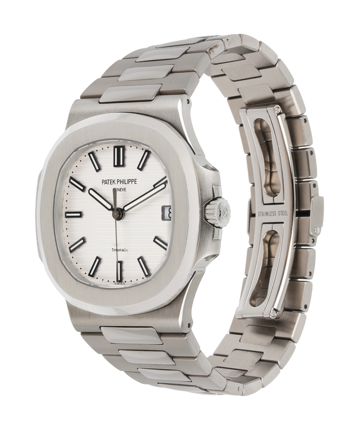 Fs: NEW PATEK PHILIPPE LADIES NAUTILUS 7118/1A TIFFANY STAMPED DIAL  COMPLETE SET
