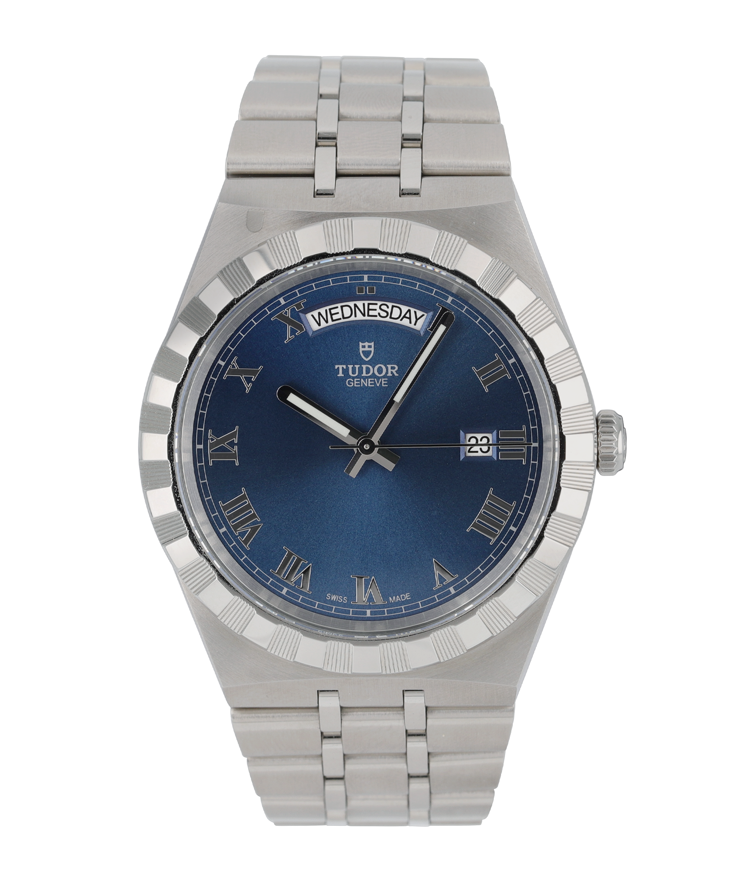 Tudor day date blue dial online