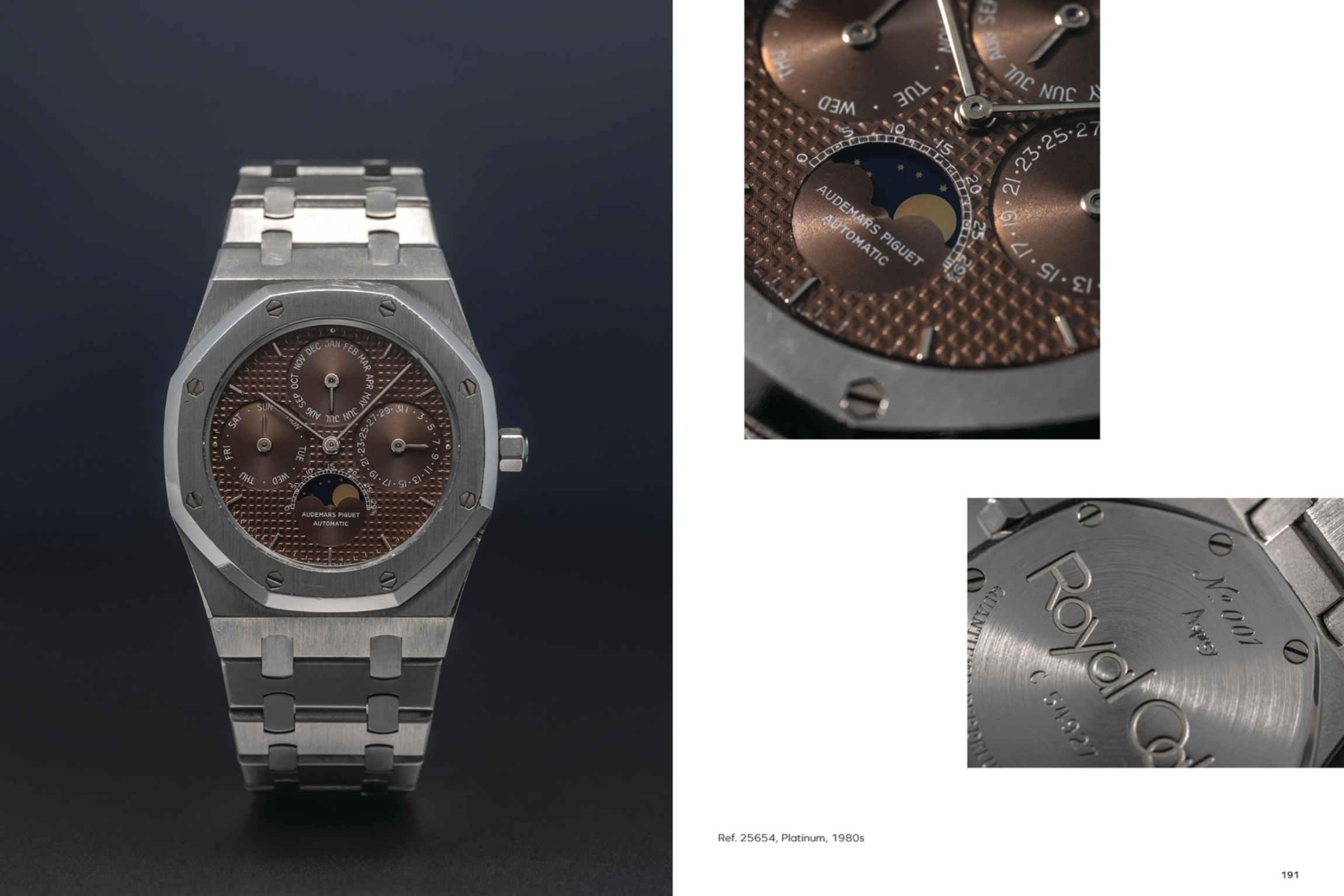 A 1980s Audemars Piguet Ref. 25654 in platinum