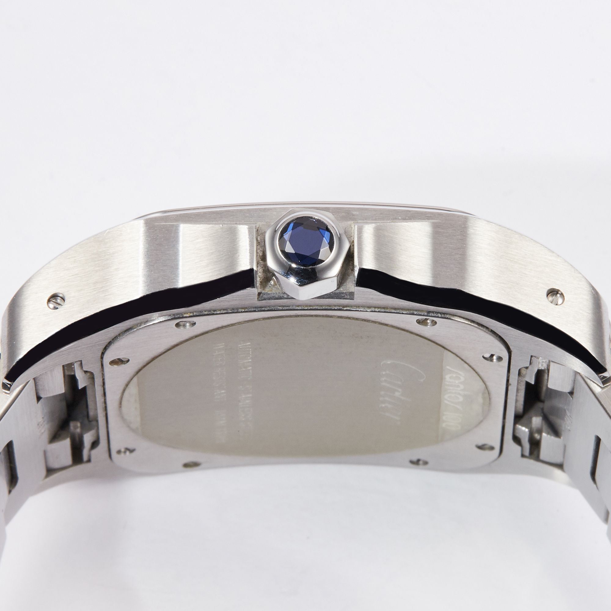 Santos 100 Steel White Dial 39mm Product Image 6