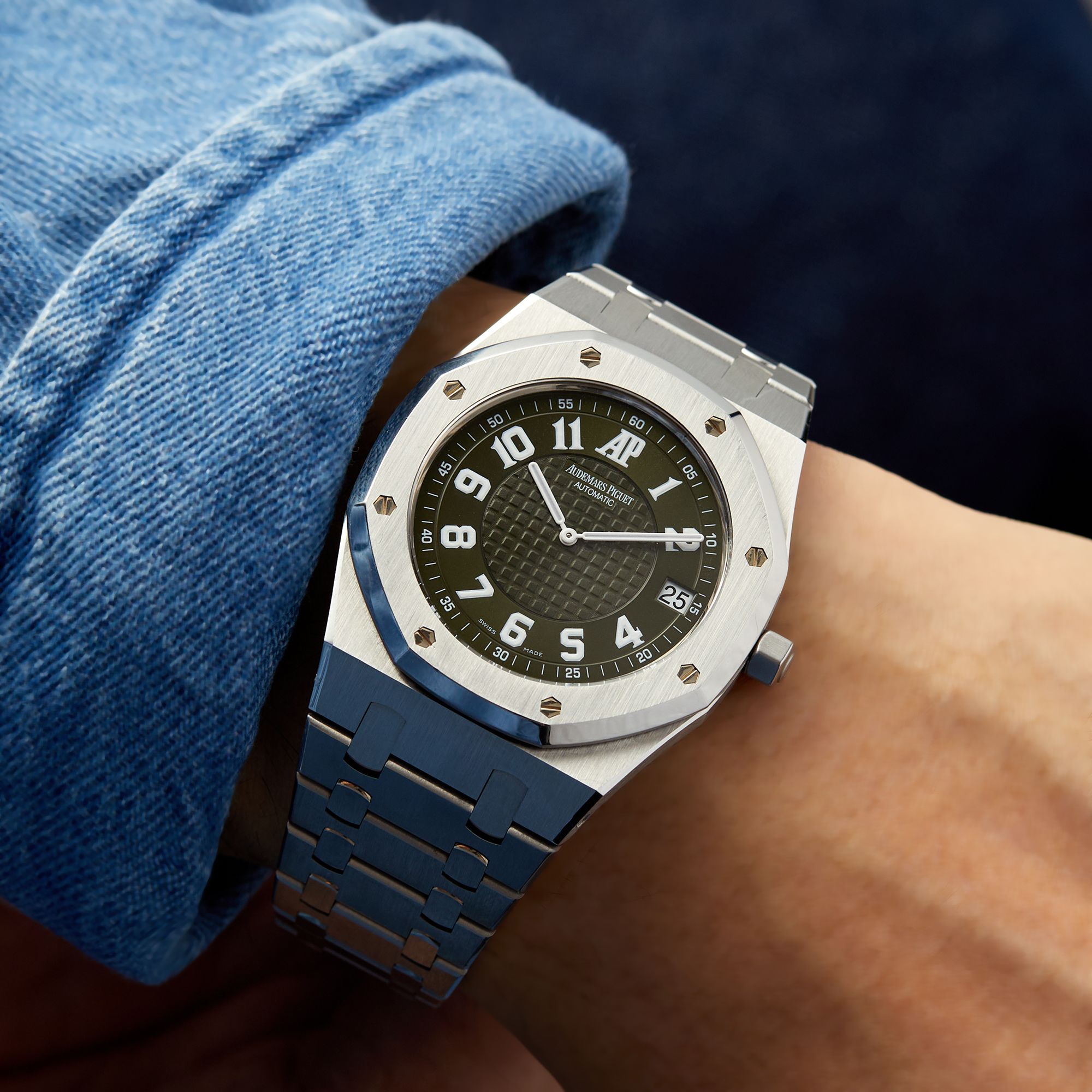 Royal Oak "Jumbo" Italia Steel Green Dial 39mm Product Image 5