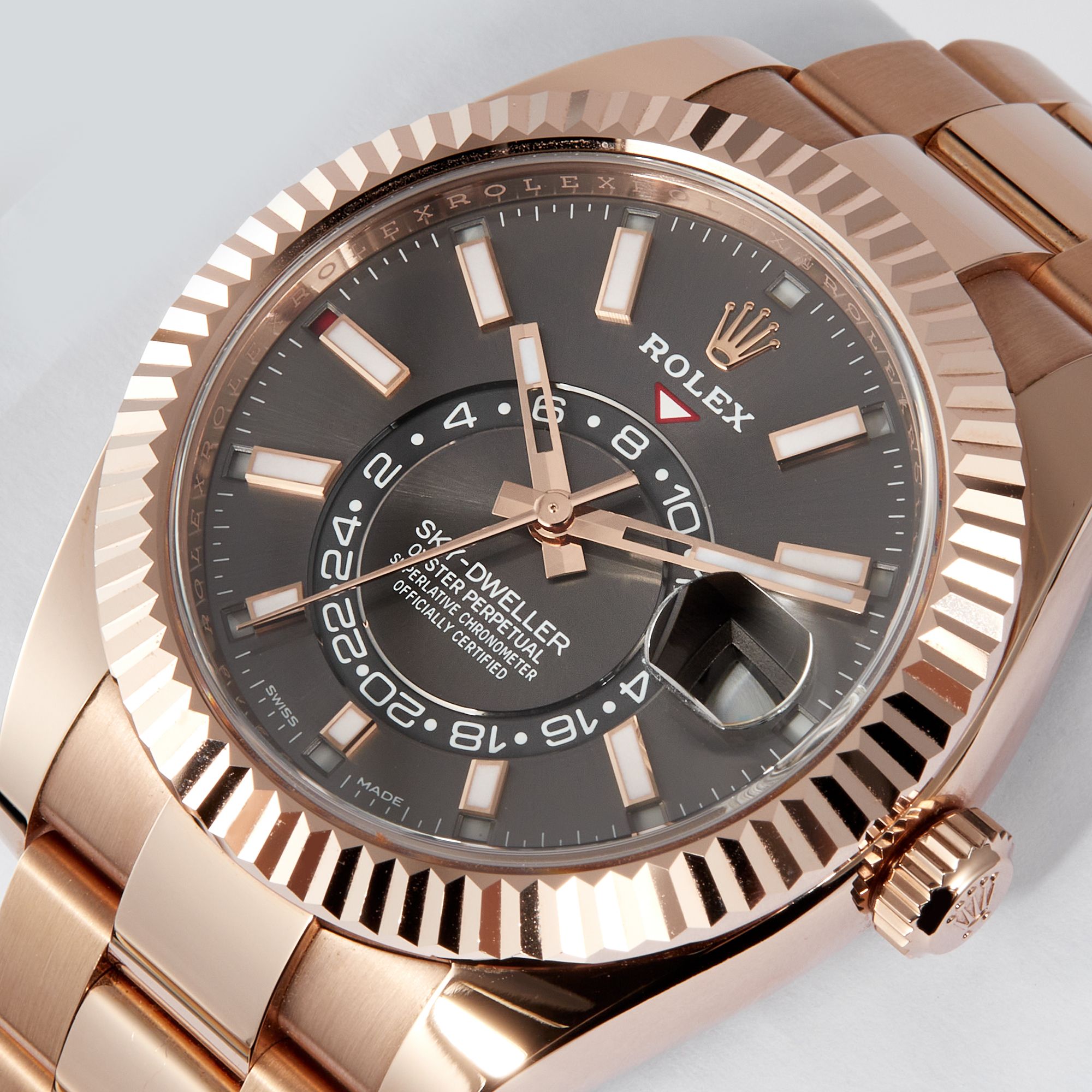 Rolex sky dweller rhodium dial clearance