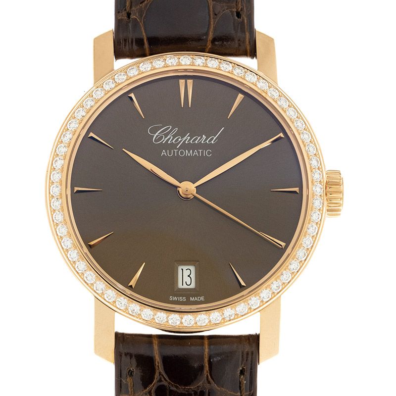 Classic Rose Gold Diamond Brown Dial 33mm Product Image