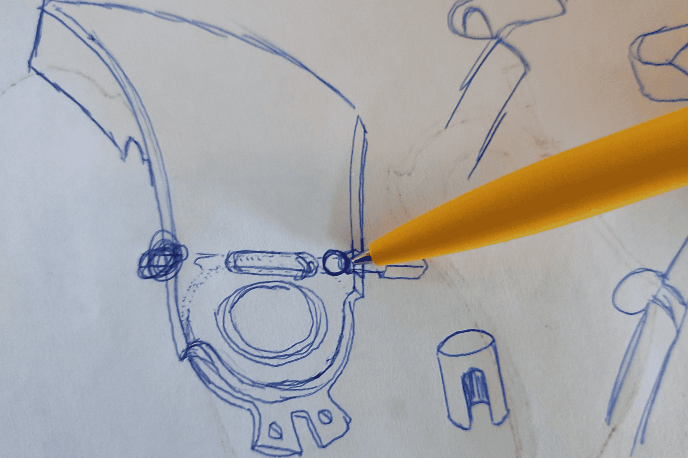 Designing stud adjustment mechanism Photo: P. Elliot