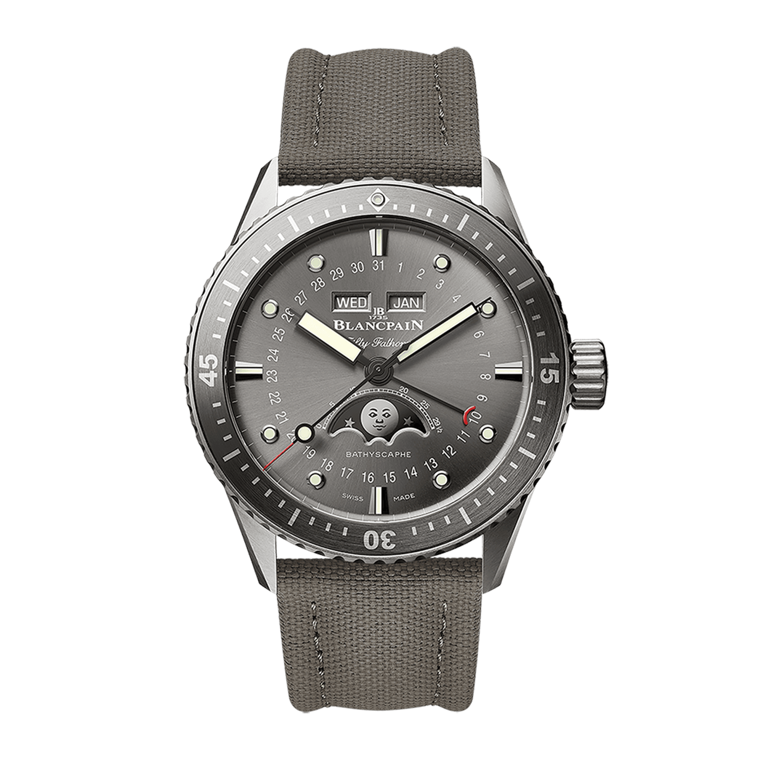 Fifty Fathoms Titanium Moonphase Grey Dial 43mm Product Image