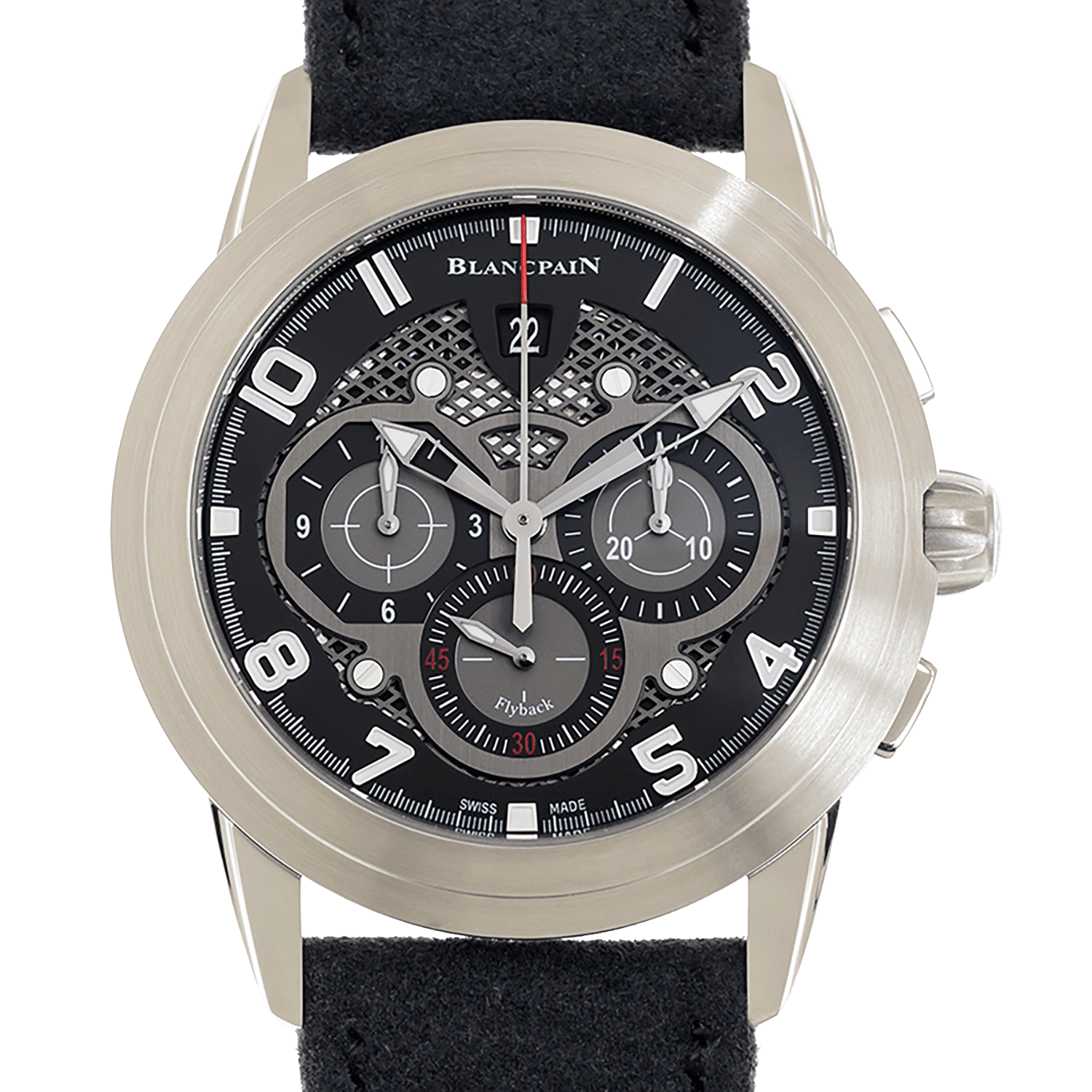 L-Evolution Chronograph Steel Black Dial 43mm Product Image
