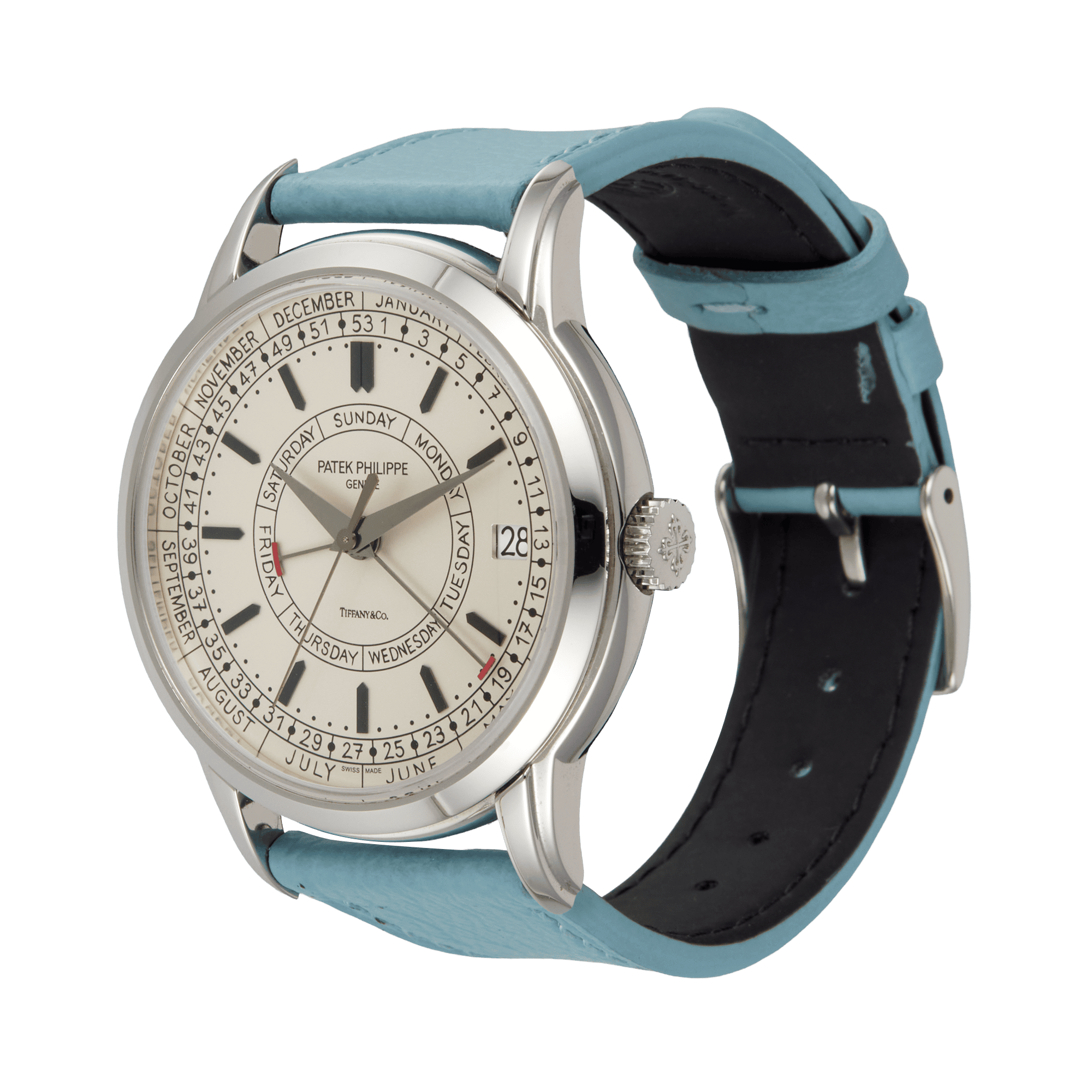 Calatrava Weekly Calendar Steel Silver Dial 40mm Product Image 2