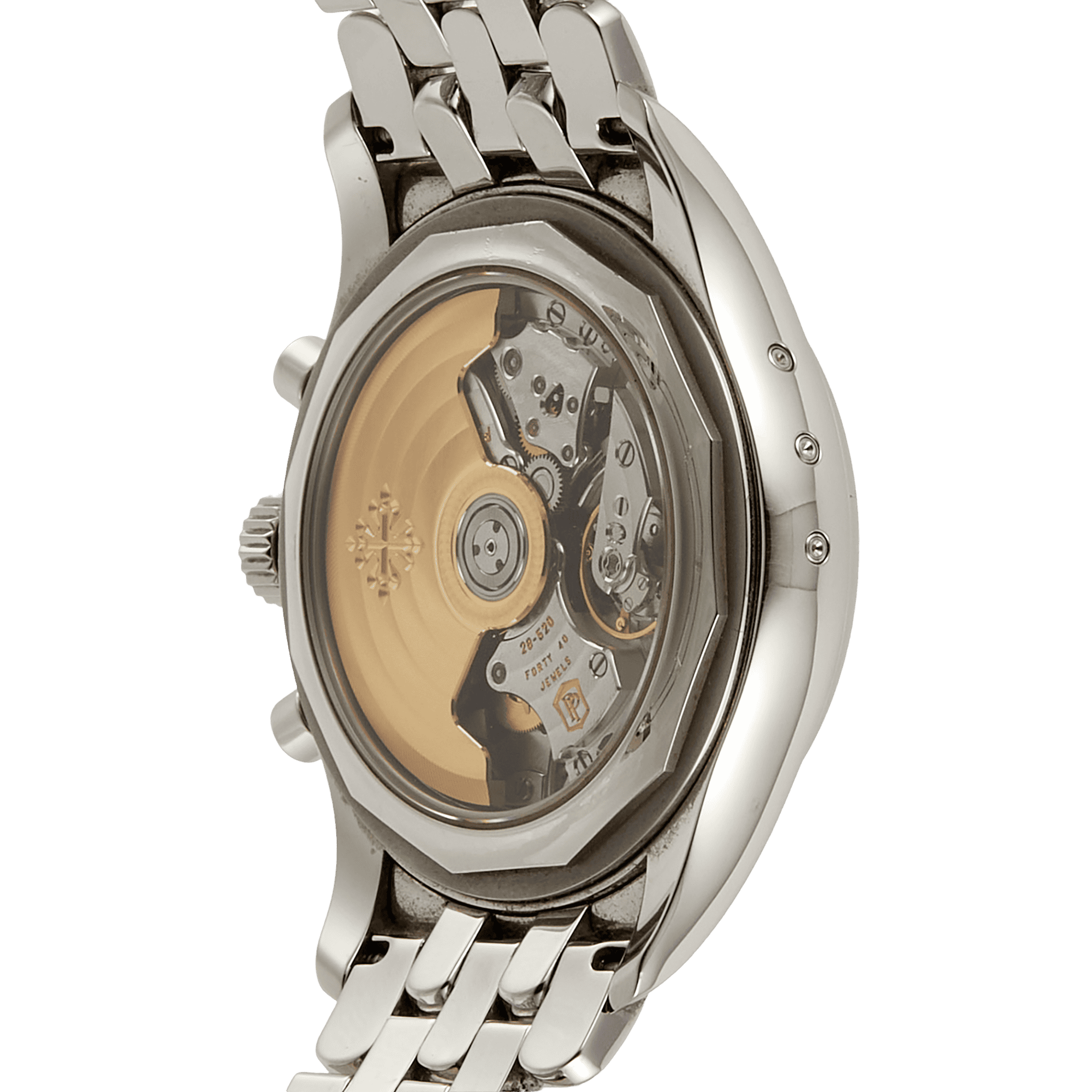 Patek Philippe Complications Annual Calendar Chronograph Steel Silver Dial 40mm 5960 1A 001 Wristcheck