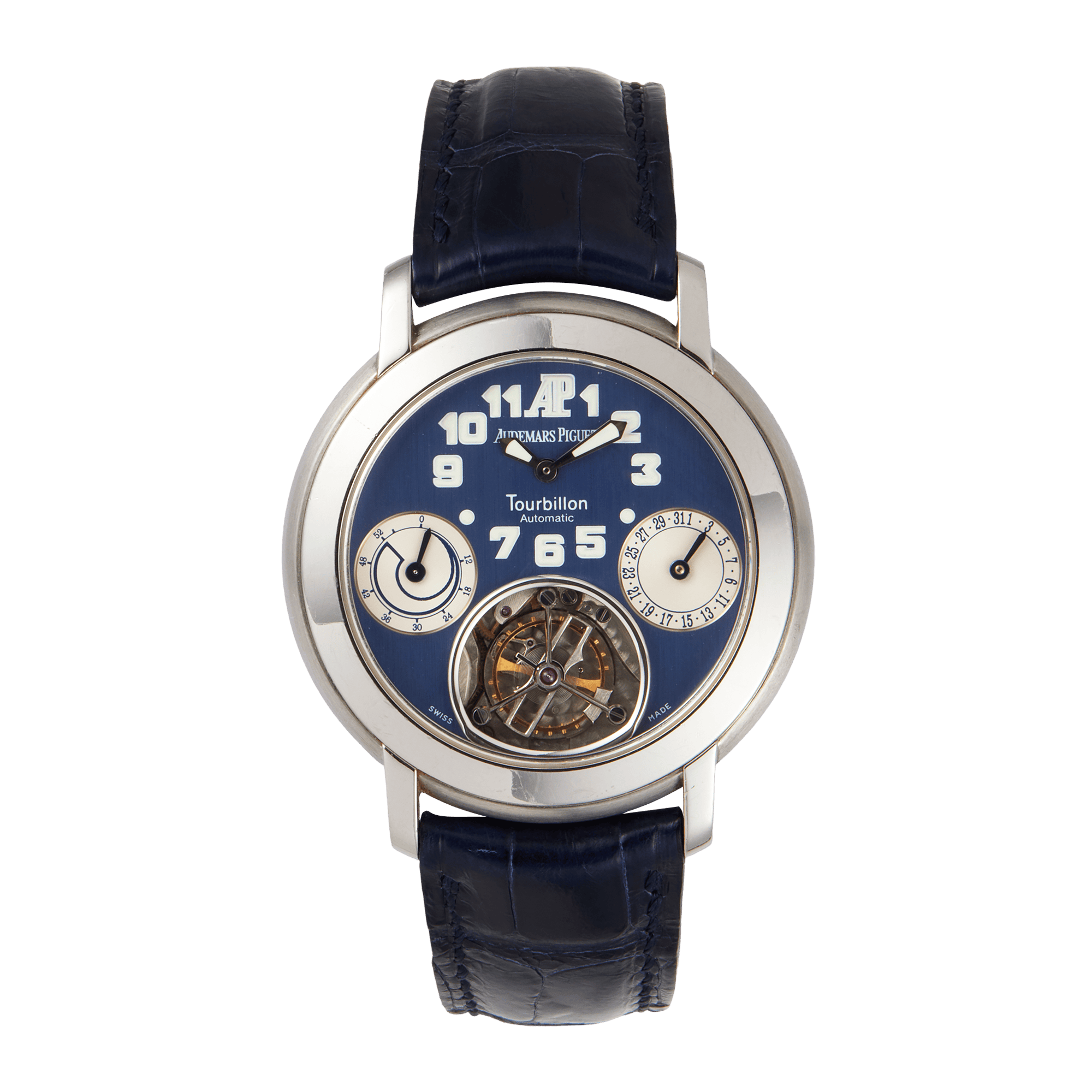 Jules Audemars Tourbillon 150th Anniversary Platinum Blue Dial 40mm Product Image