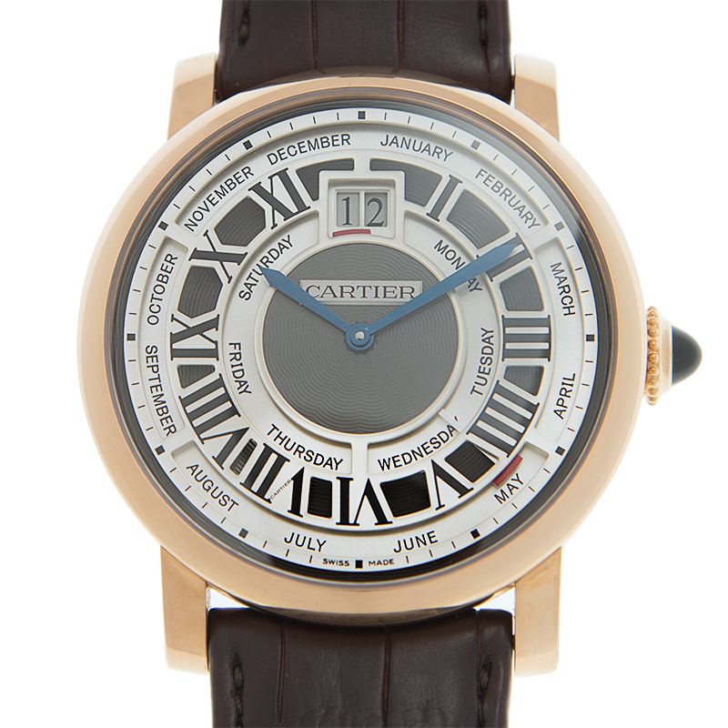 Rotonde de Cartier Annual Calendar Rose Gold Silver Dial 45mm Product Image