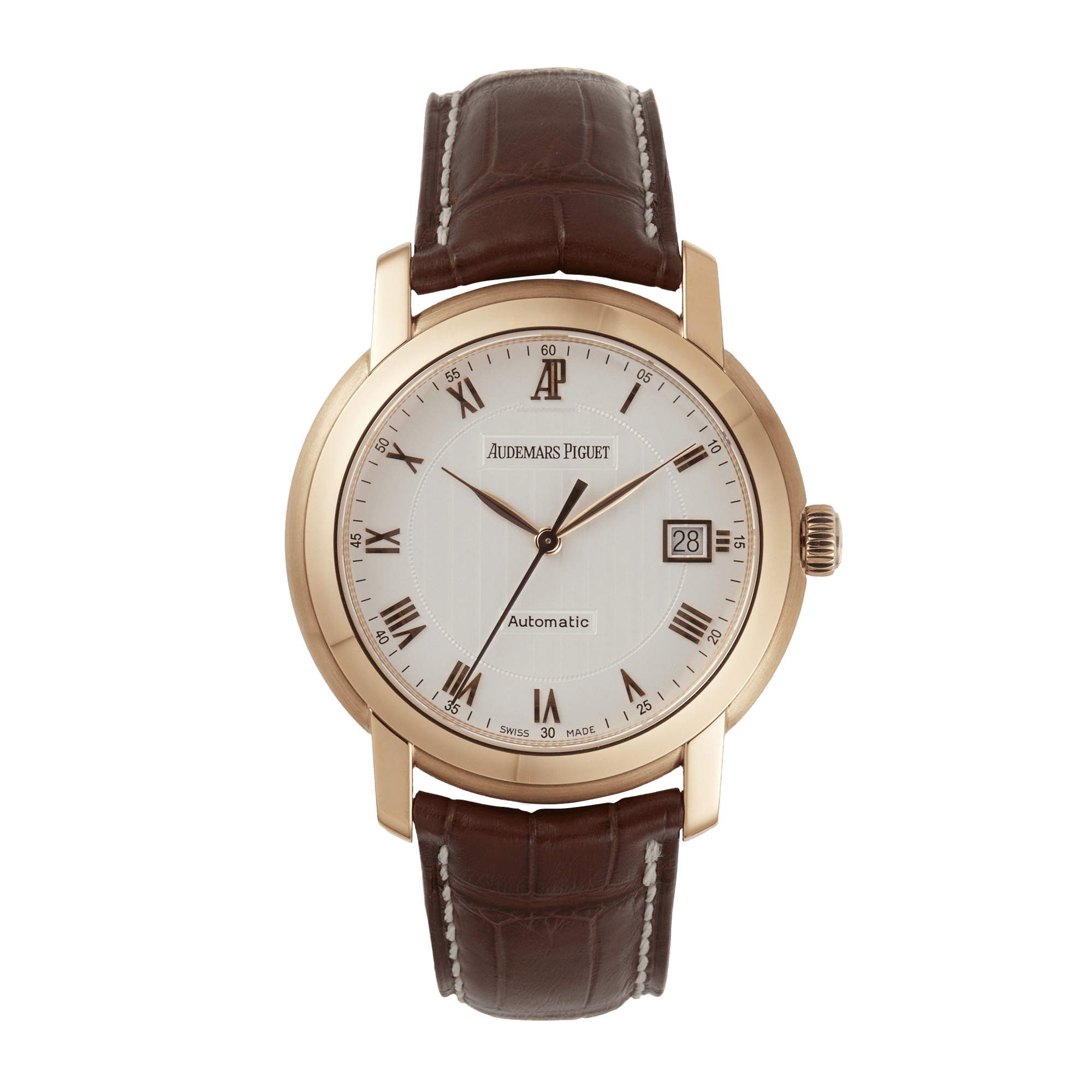 Jules Audemars Rose Gold Gold Silver Dial 39mm Product Image