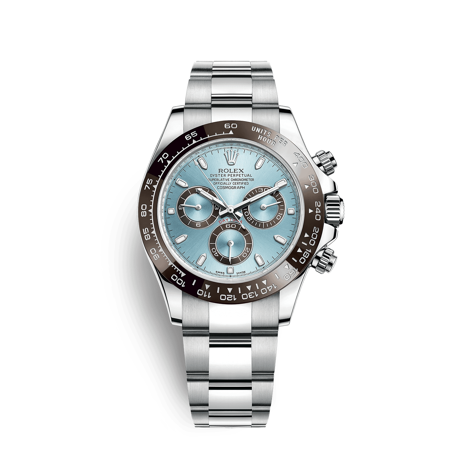 Rolex Daytona Platinum Ice Blue Dial 40mm 116506 0001 Wristcheck