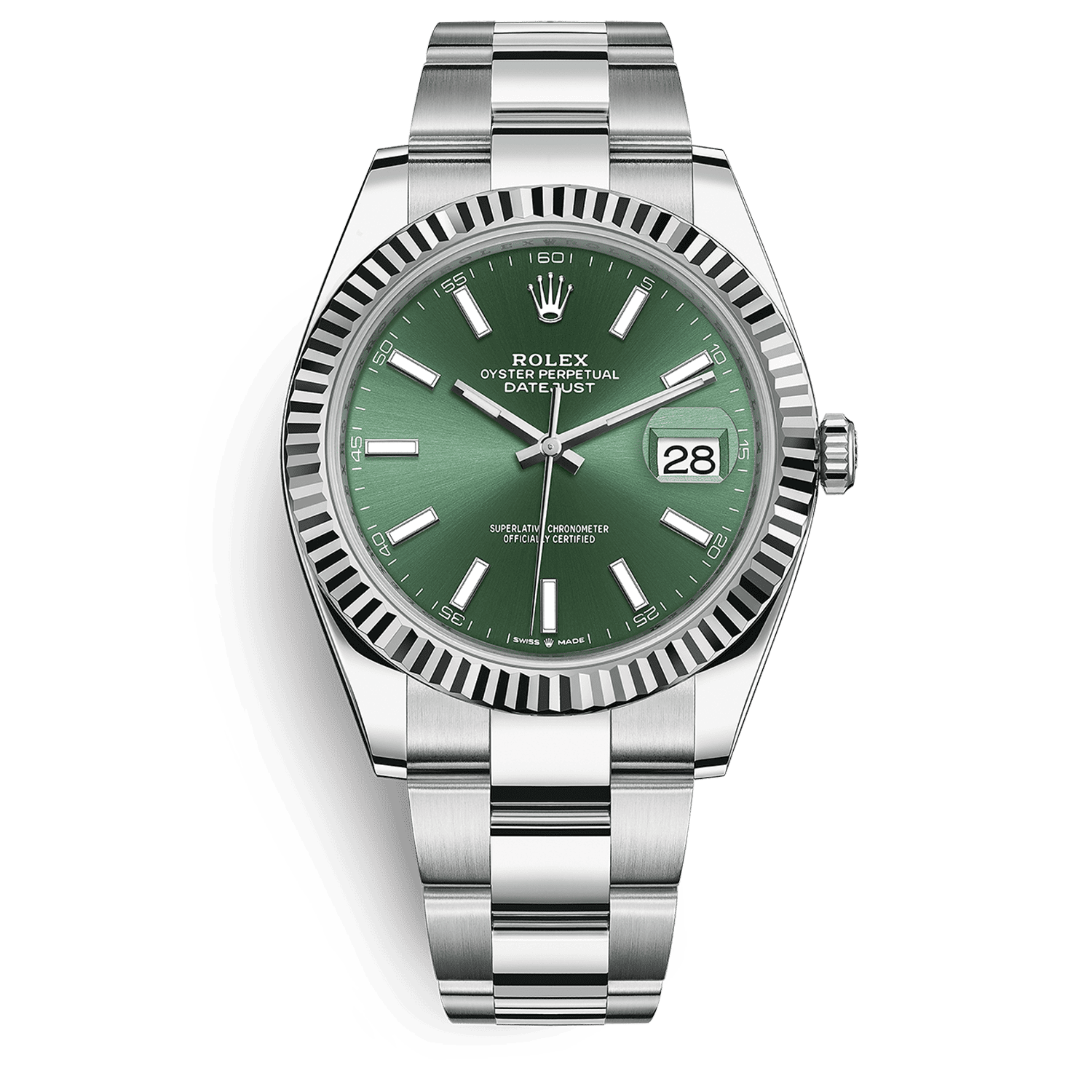 科学/技術 ROLEX - ROLEX MANIA 2020 Rolex Datejust Steel Green Dial 41mm 126334-0027 - Make an