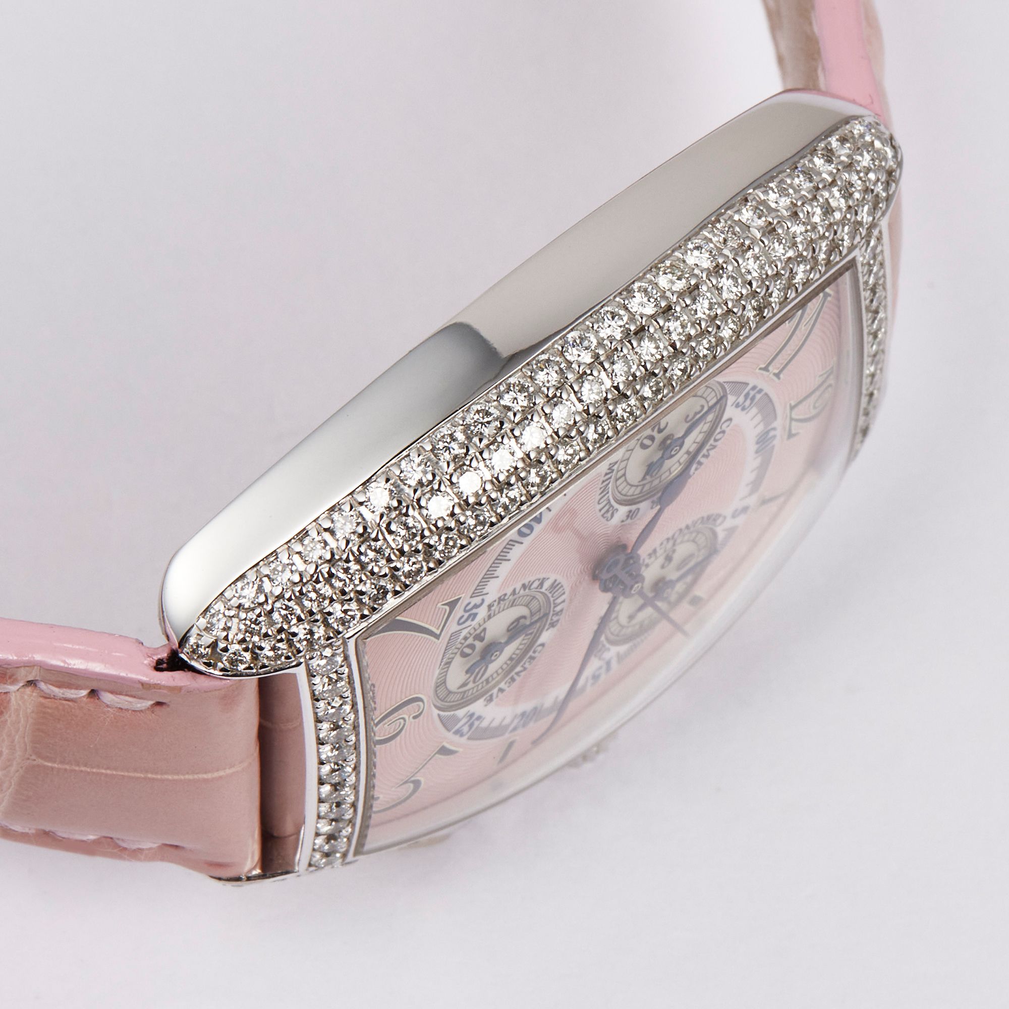 Cintree Curvex Chronograph Steel Diamond Pink Dial 39mm Product Image 15