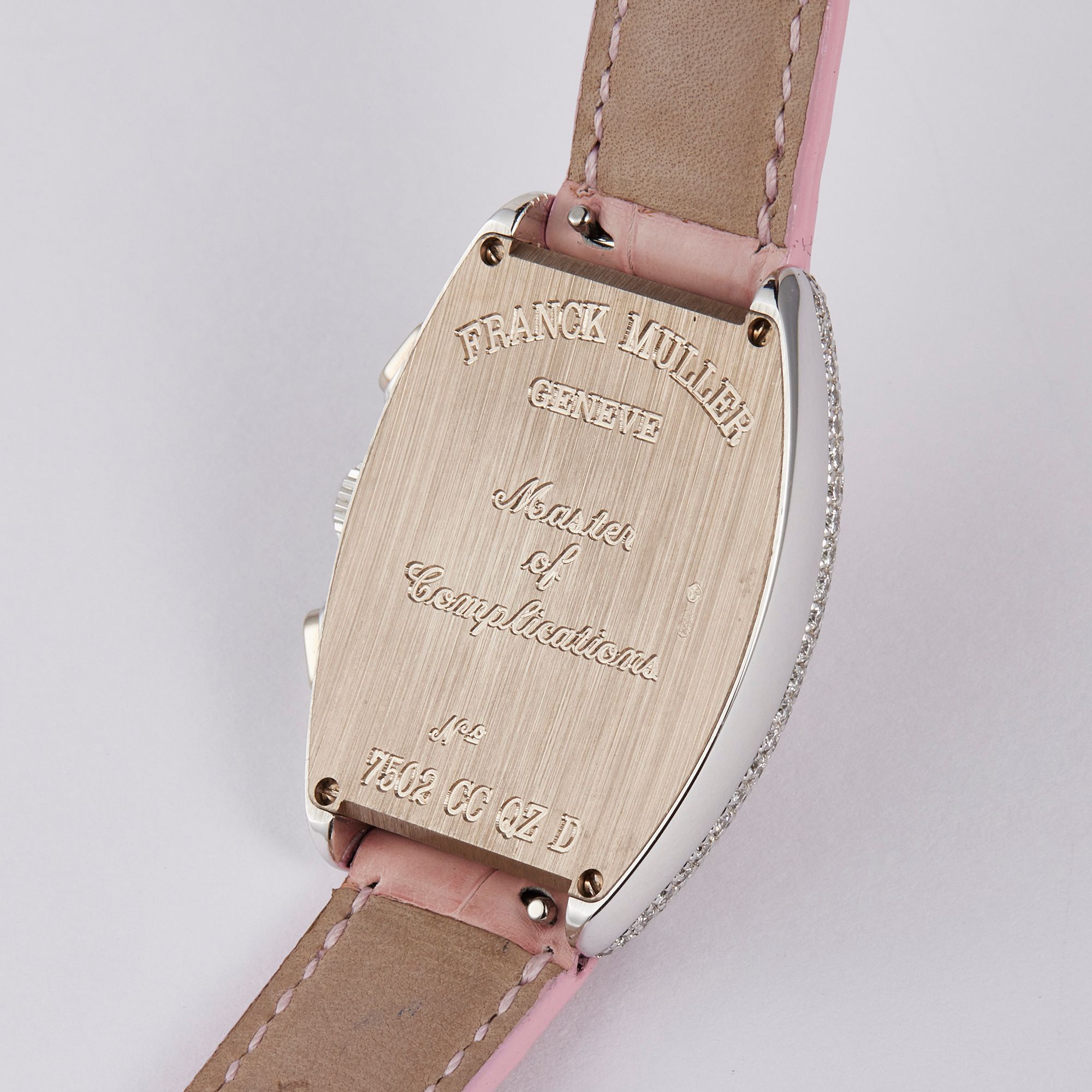 Cintree Curvex Chronograph Steel Diamond Pink Dial 39mm Product Image 12