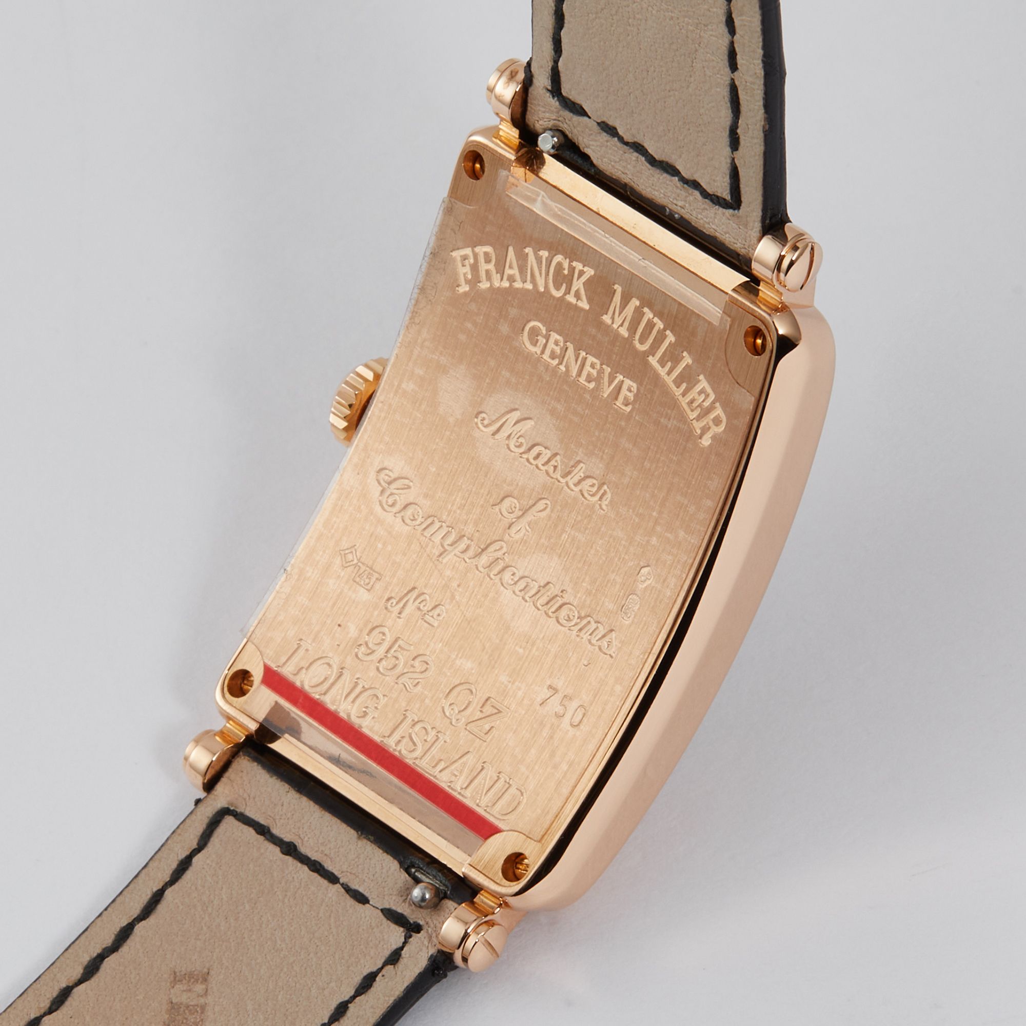 Franck Muller Long Island Rose Gold White Dial 952 QZ 5N Wristcheck