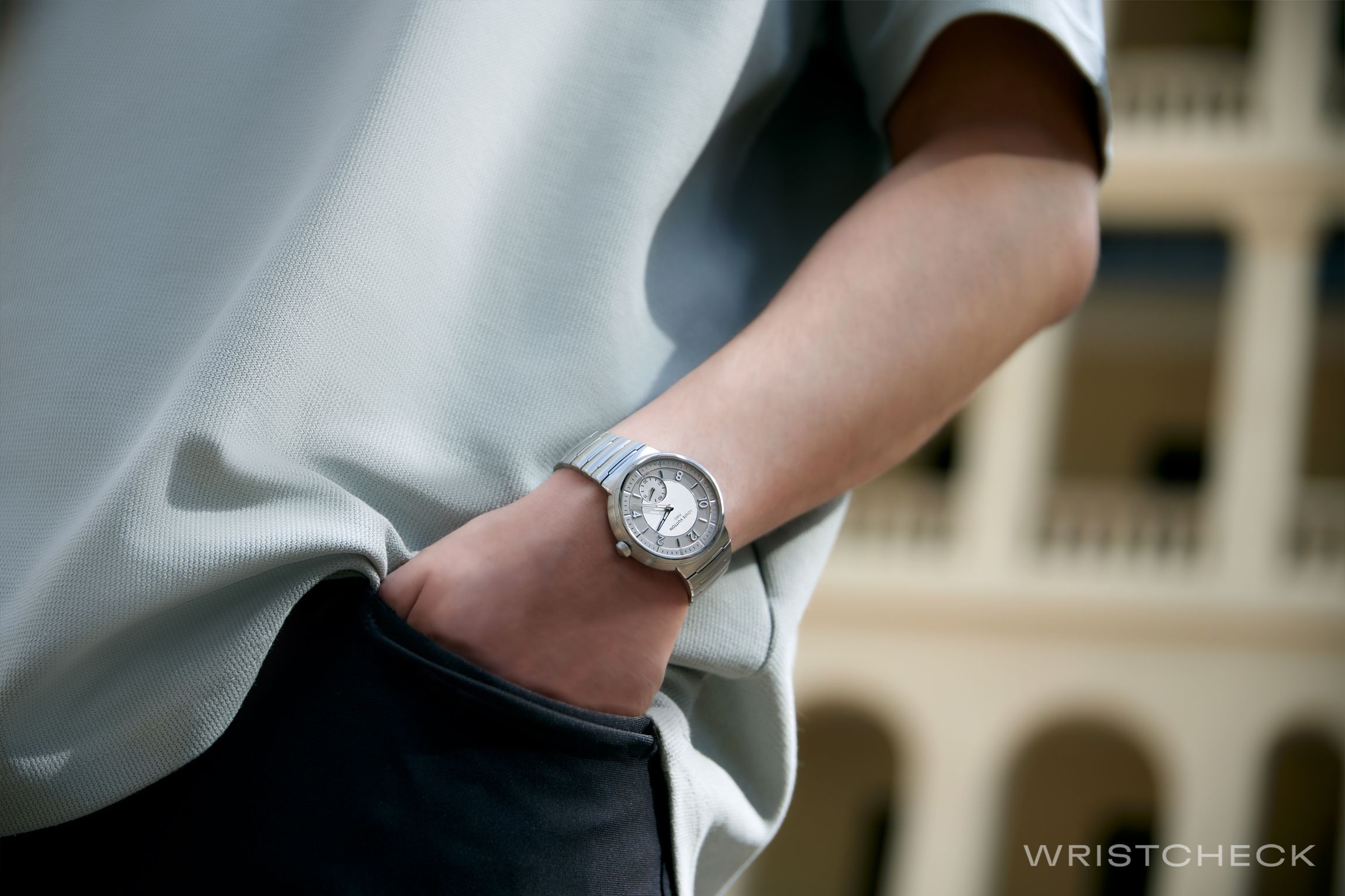 Wrist Check: The Louis Vuitton Tambour, Steel On Steel