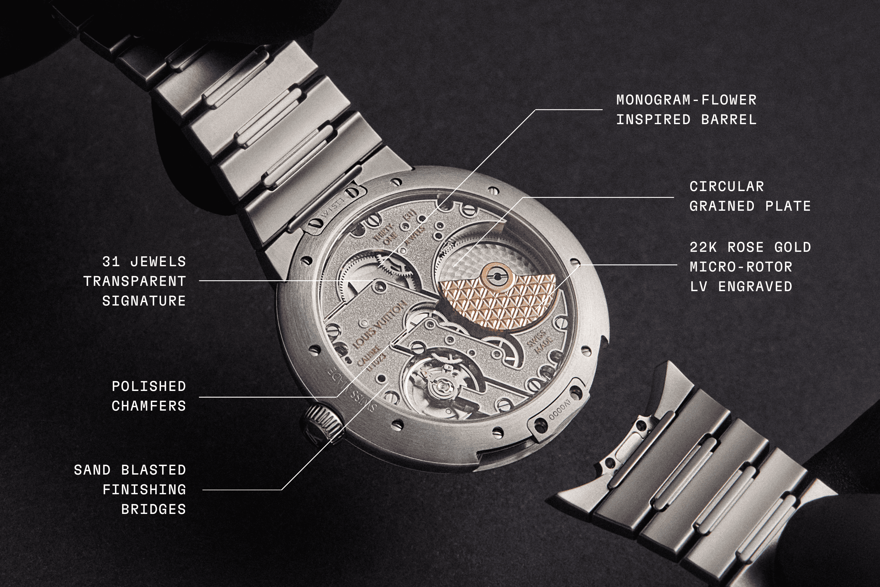 Louis Vuitton Tambour Orientation automatic watch.