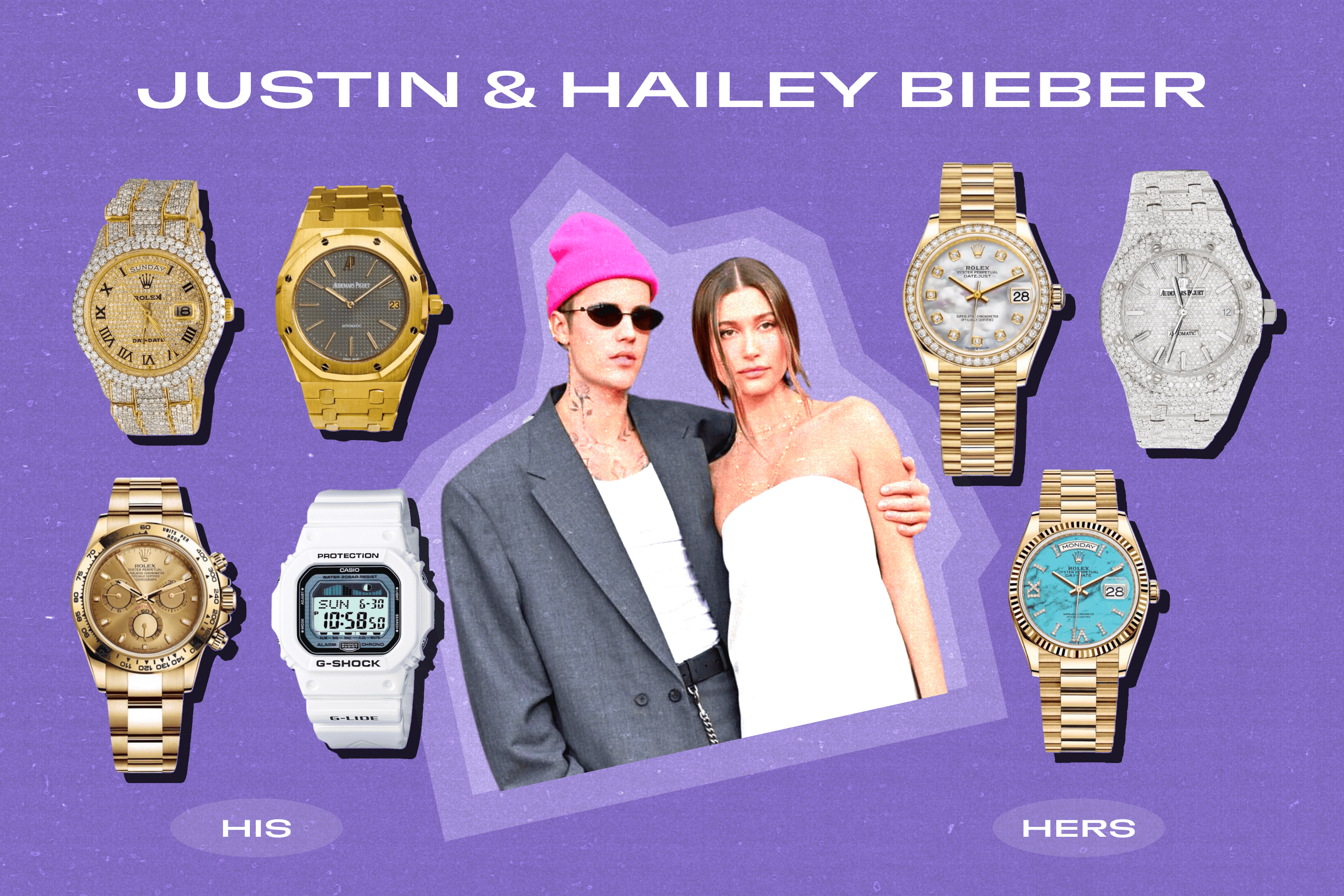 Hailey bieber rolex watch store