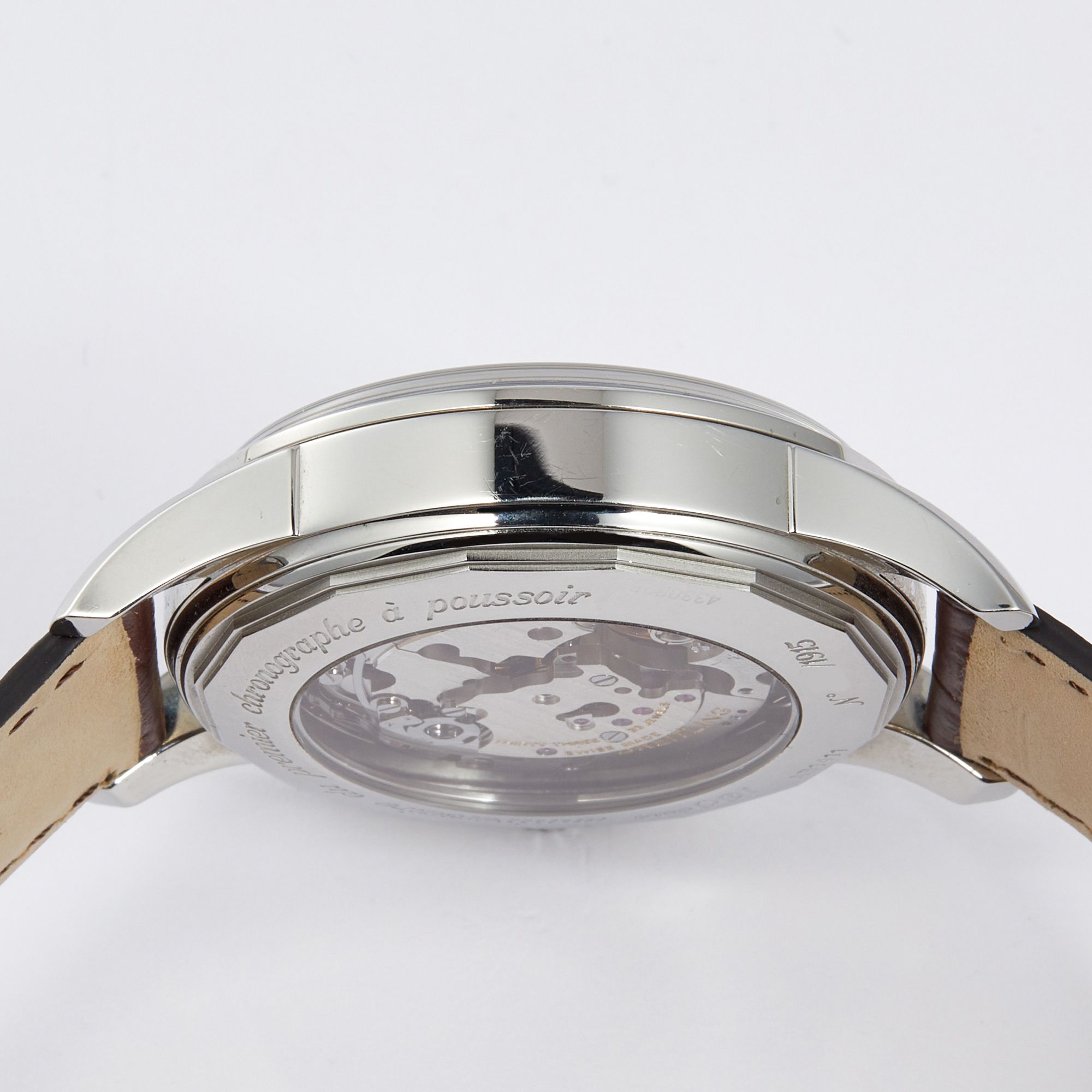 Transocean Chronograph 1915 Steel White Dial 43mm Product Image 7