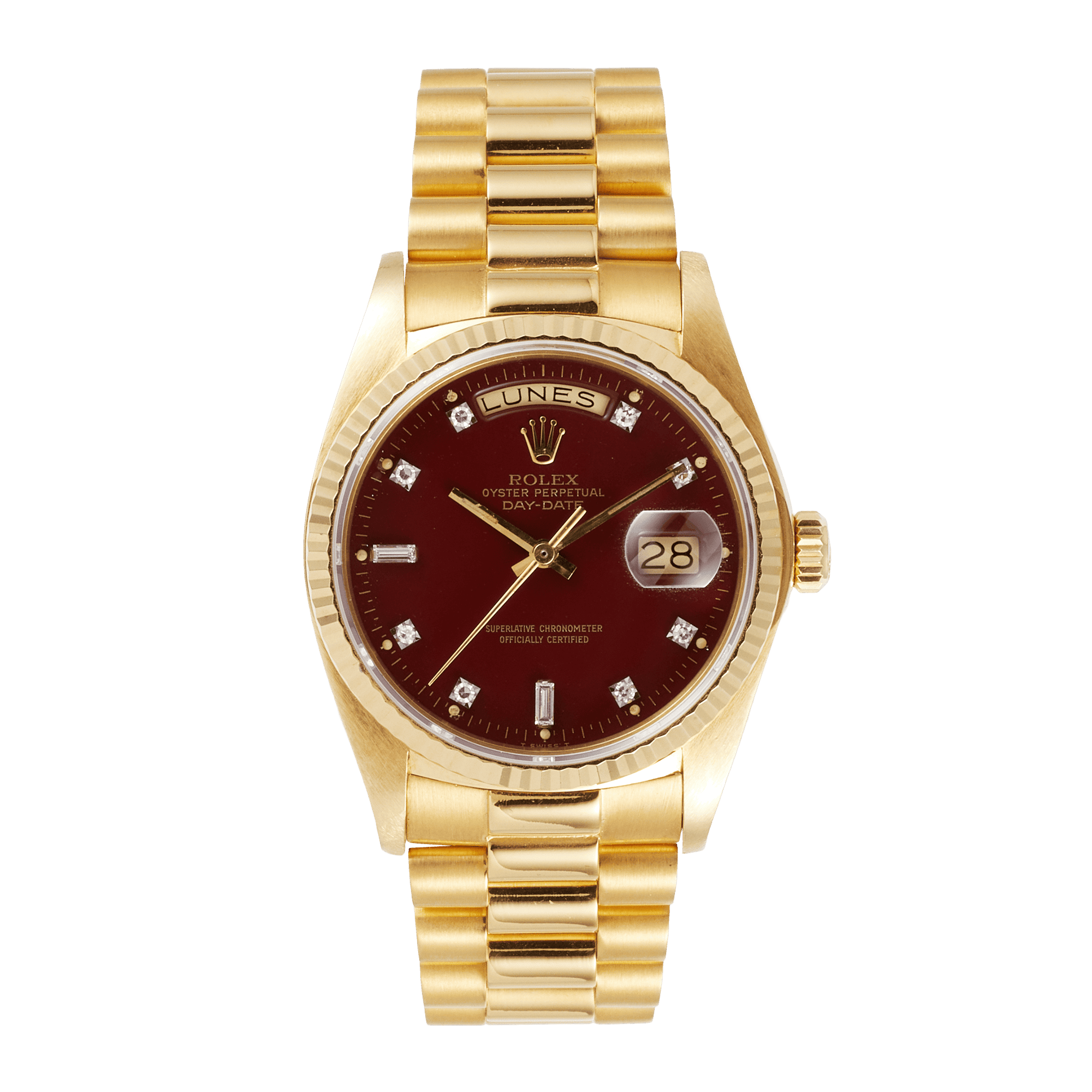 Day-Date Yellow Gold Diamond Stella Dial 36mm Product Image 5