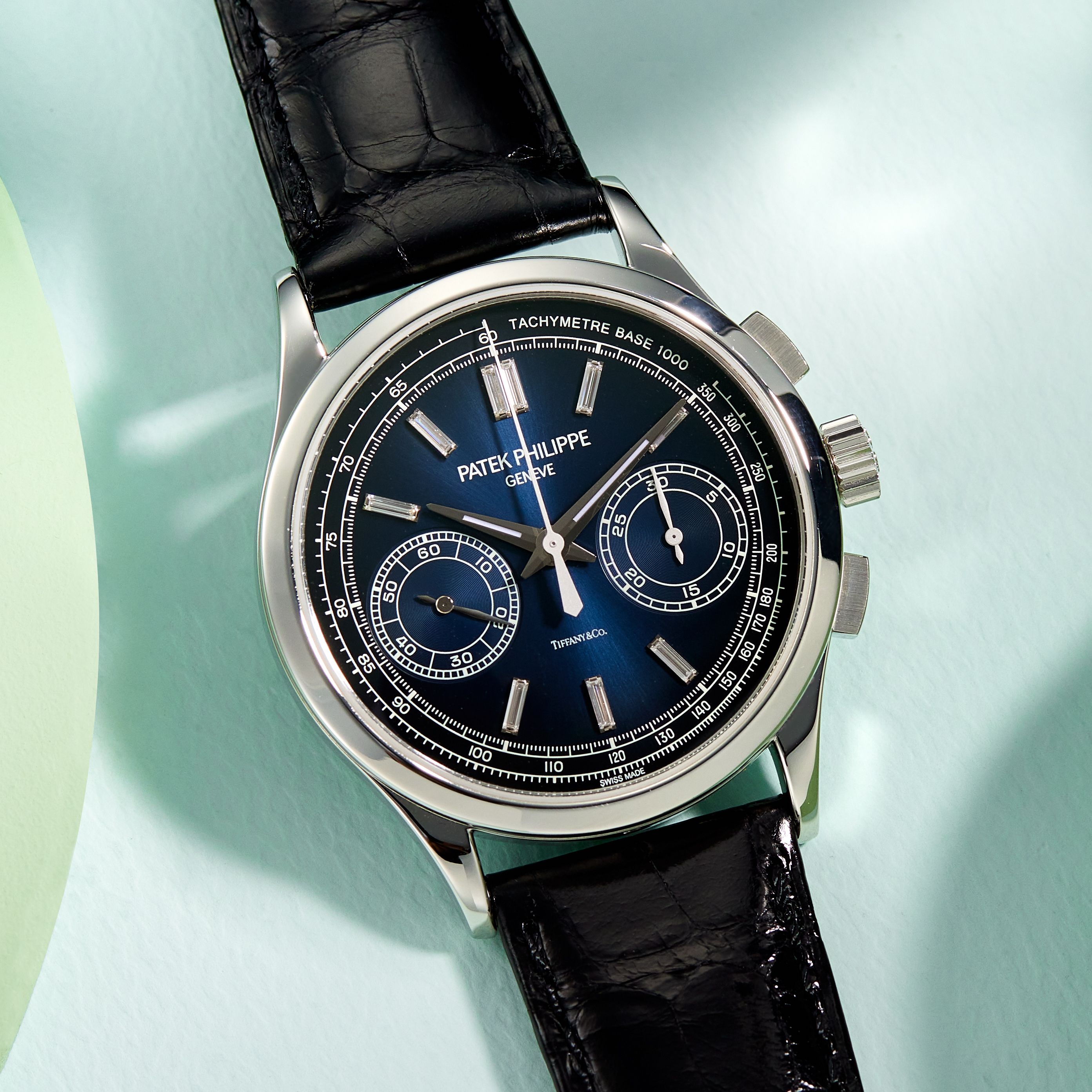 Complications Chronograph Platinum Blue Dial "Tiffany & Co." 39mm Product Image