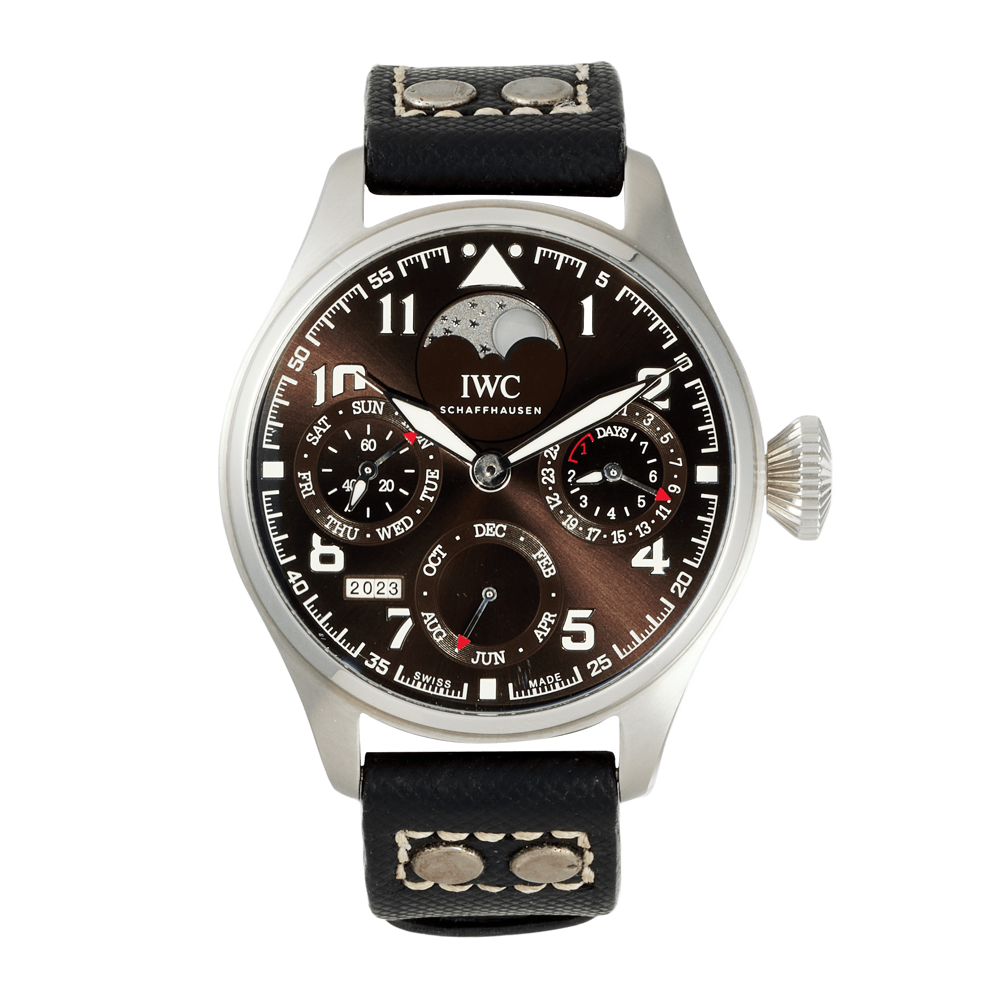 Big Pilot's Watch Perpetual Calendar Edition "Antione De Saint Exupéry" Steel Brown Dial 46mm Product Image 1