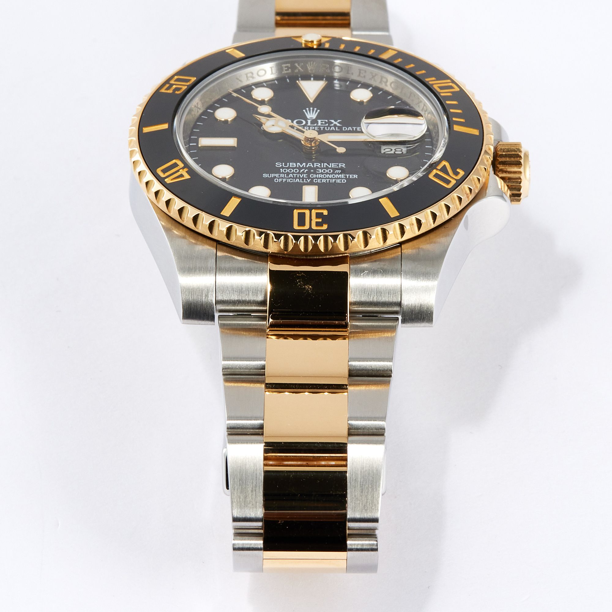 Black and gold submariner top