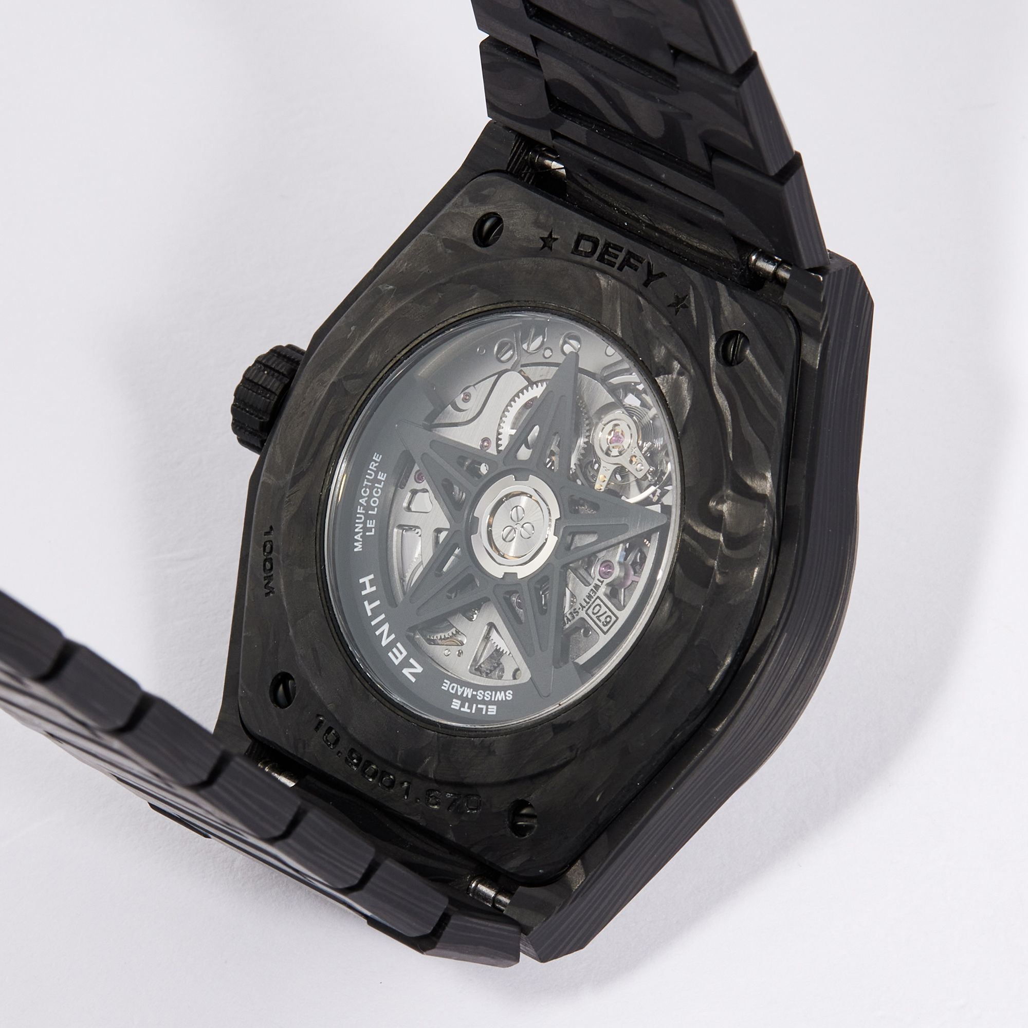 Defy Classic Carbon Skeleton Dial 41mm Product Image 7