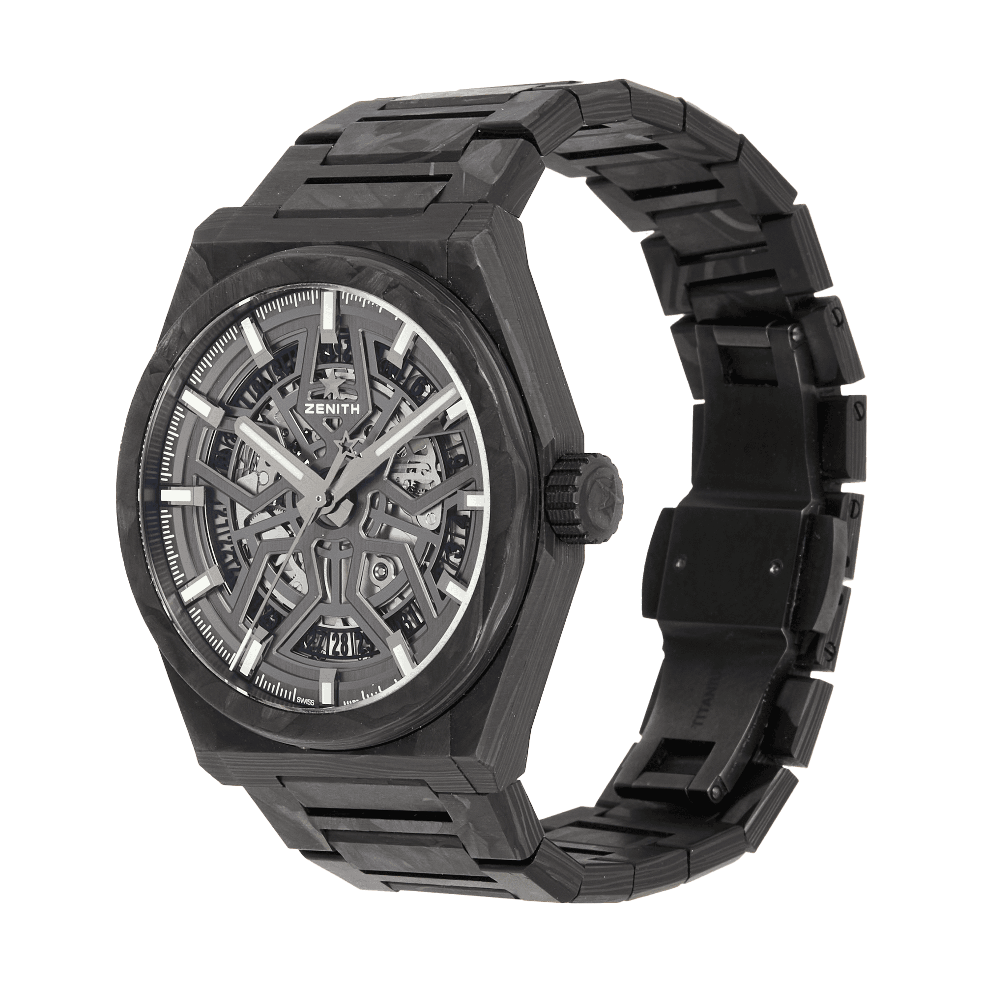 Defy Classic Carbon Skeleton Dial 41mm Product Image 1