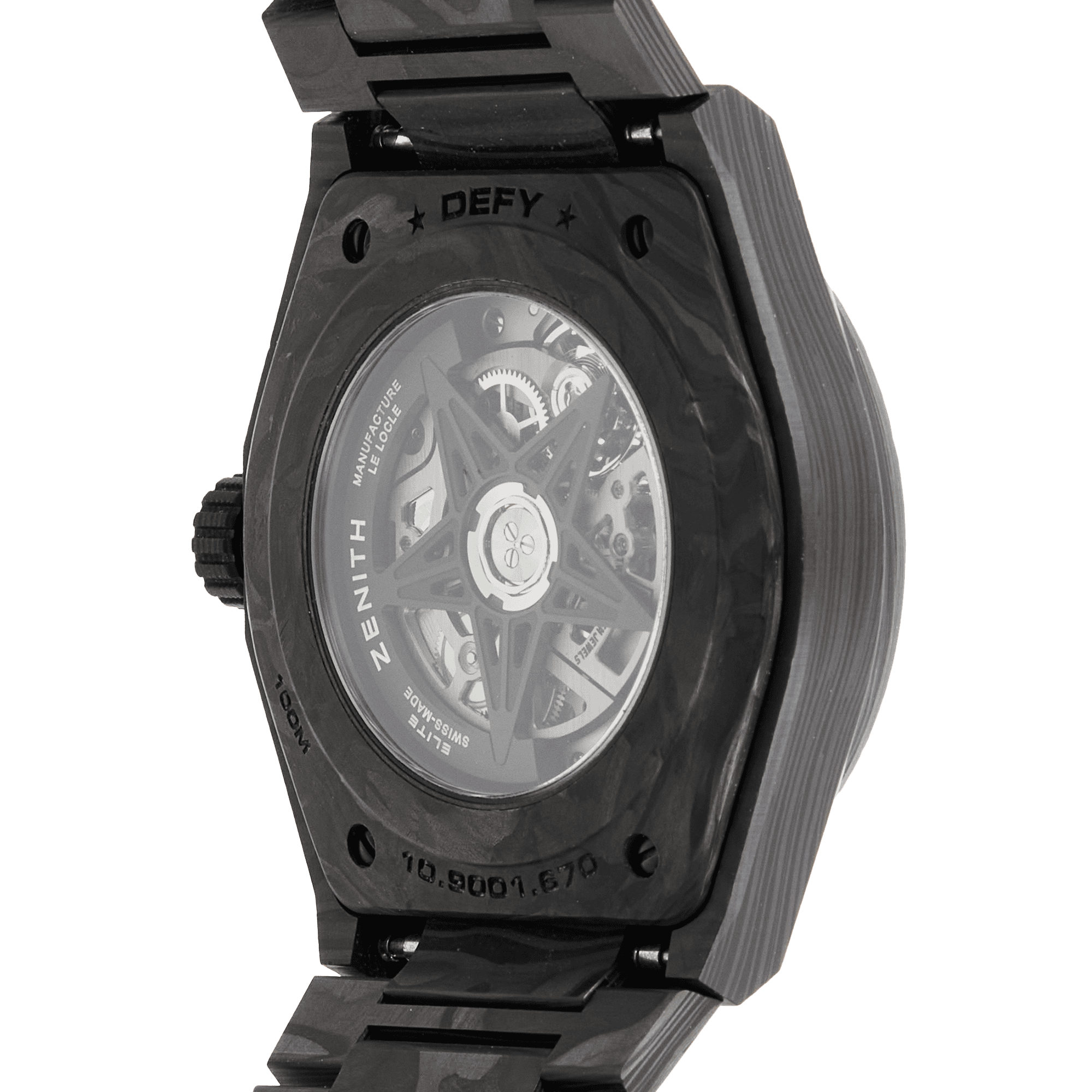 Defy Classic Carbon Skeleton Dial 41mm Product Image 6